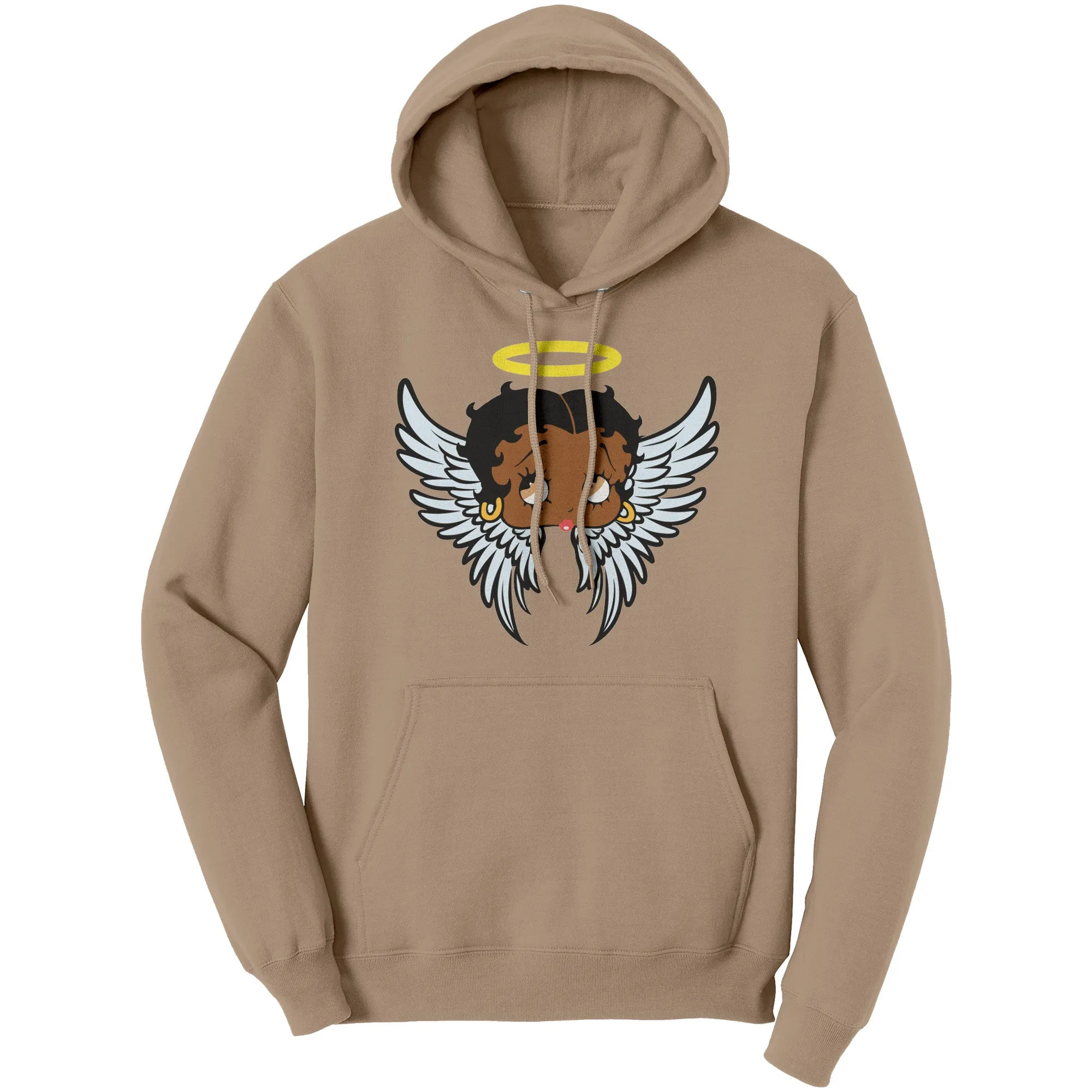 Betty Boop Hoodie, Cute Betty Boop Graphic Hoodie, Betty Boop Angel Hoodie, Betty Boop Christmas Hoodie Gift For Mom Christmas Gifts For Her