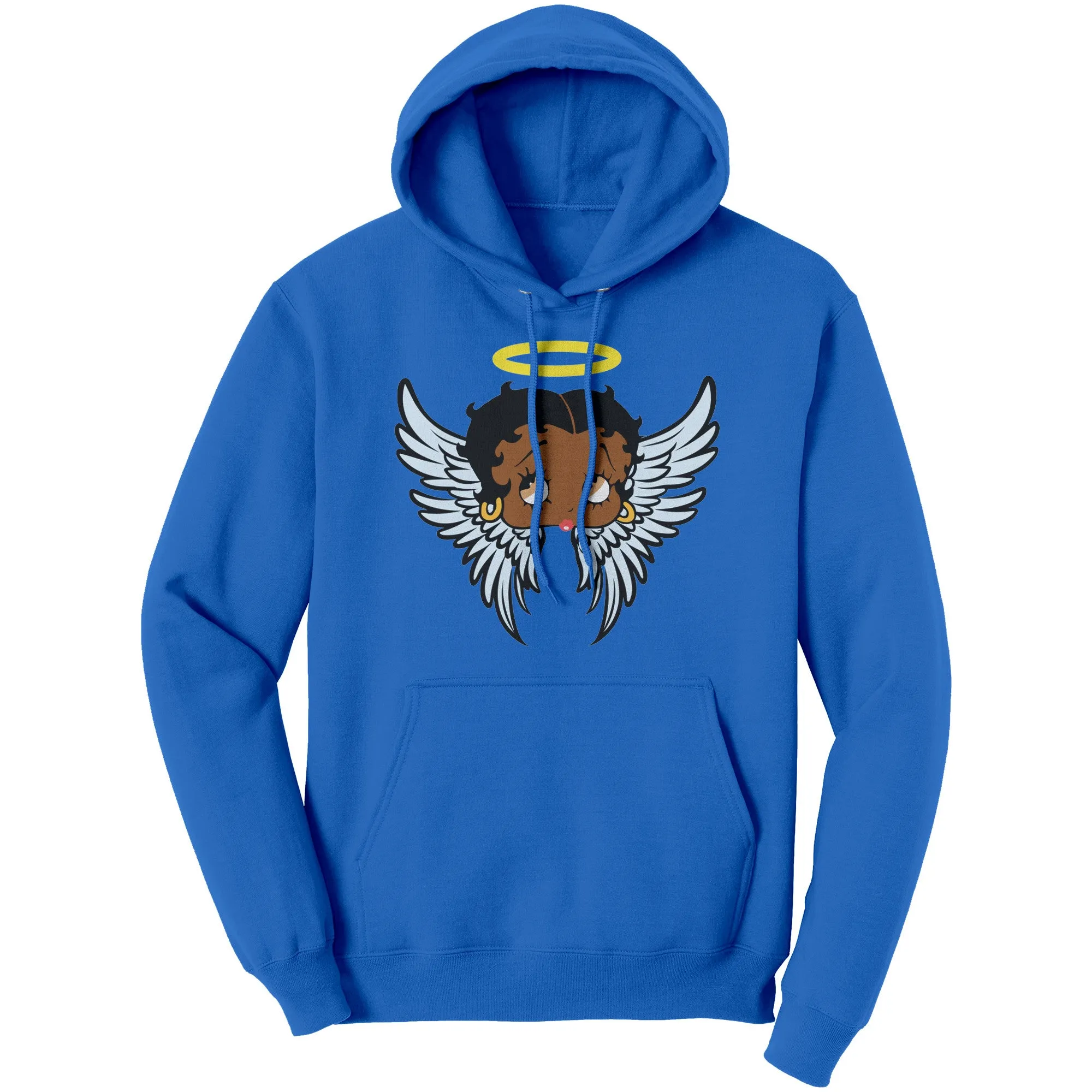 Betty Boop Hoodie, Cute Betty Boop Graphic Hoodie, Betty Boop Angel Hoodie, Betty Boop Christmas Hoodie Gift For Mom Christmas Gifts For Her