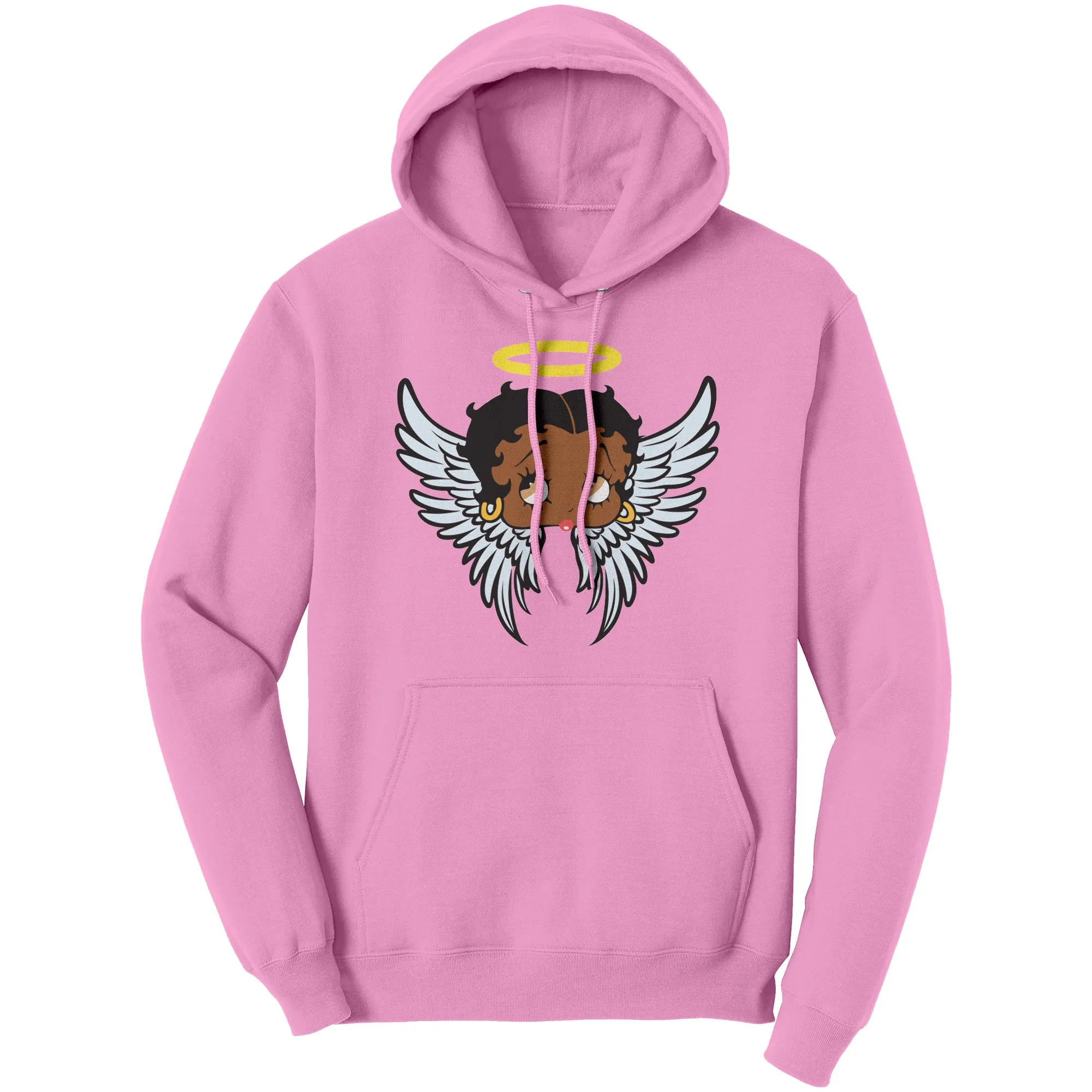 Betty Boop Hoodie, Cute Betty Boop Graphic Hoodie, Betty Boop Angel Hoodie, Betty Boop Christmas Hoodie Gift For Mom Christmas Gifts For Her