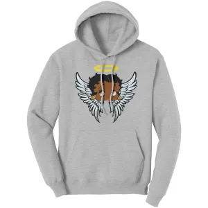 Betty Boop Hoodie, Cute Betty Boop Graphic Hoodie, Betty Boop Angel Hoodie, Betty Boop Christmas Hoodie Gift For Mom Christmas Gifts For Her