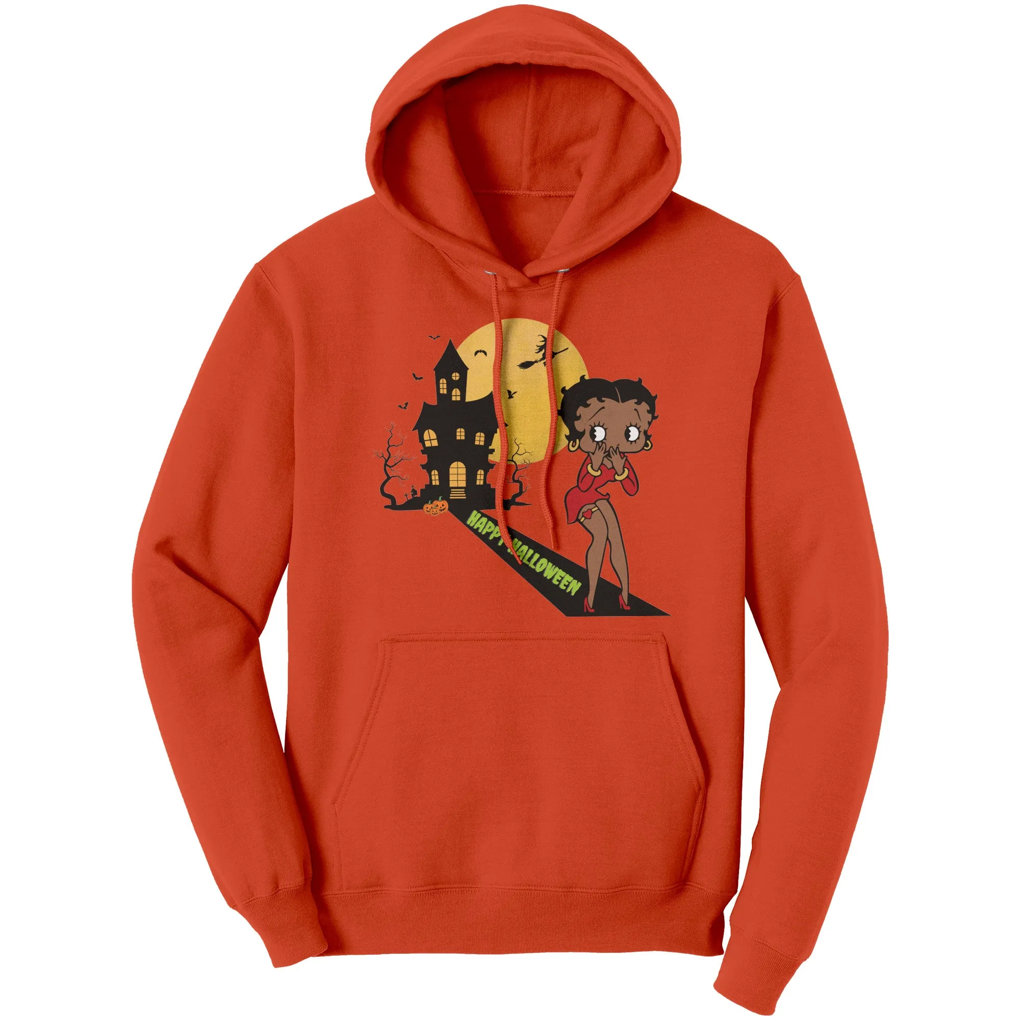 Betty Boop Hoodie, Cute Betty Boop Halloween Hoodie, Spooky Hoodie, Funny Halloween Gift For Her Betty Boop Womens Hoodie, Betty Boop Lover
