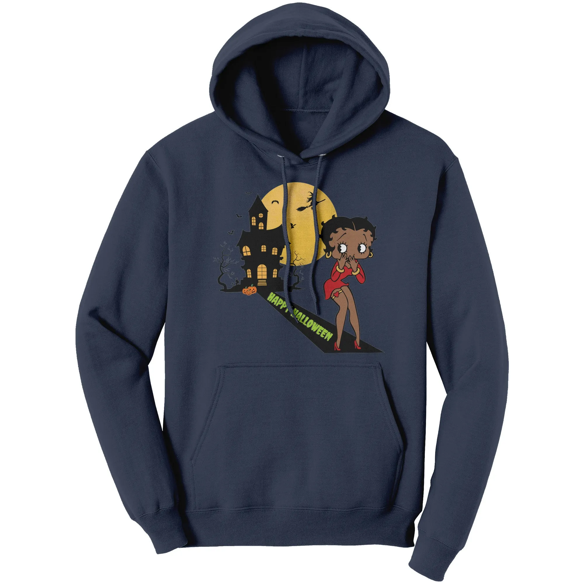 Betty Boop Hoodie, Cute Betty Boop Halloween Hoodie, Spooky Hoodie, Funny Halloween Gift For Her Betty Boop Womens Hoodie, Betty Boop Lover