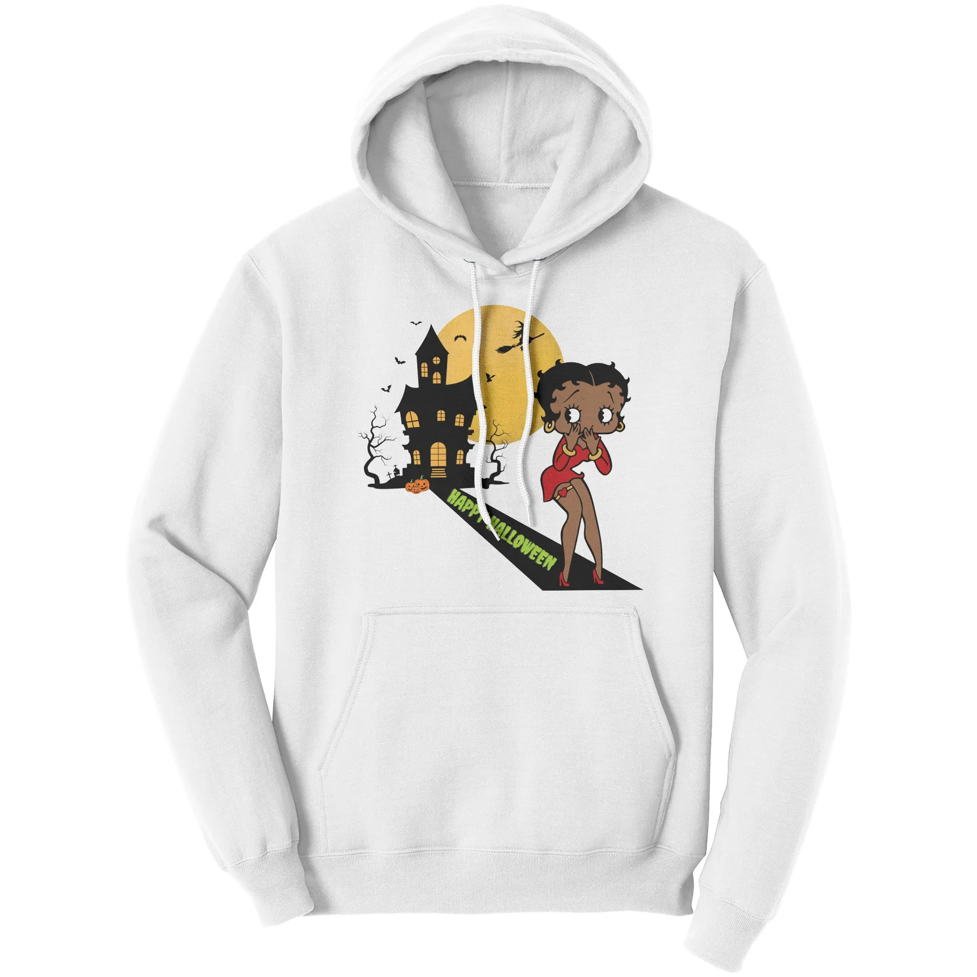 Betty Boop Hoodie, Cute Betty Boop Halloween Hoodie, Spooky Hoodie, Funny Halloween Gift For Her Betty Boop Womens Hoodie, Betty Boop Lover
