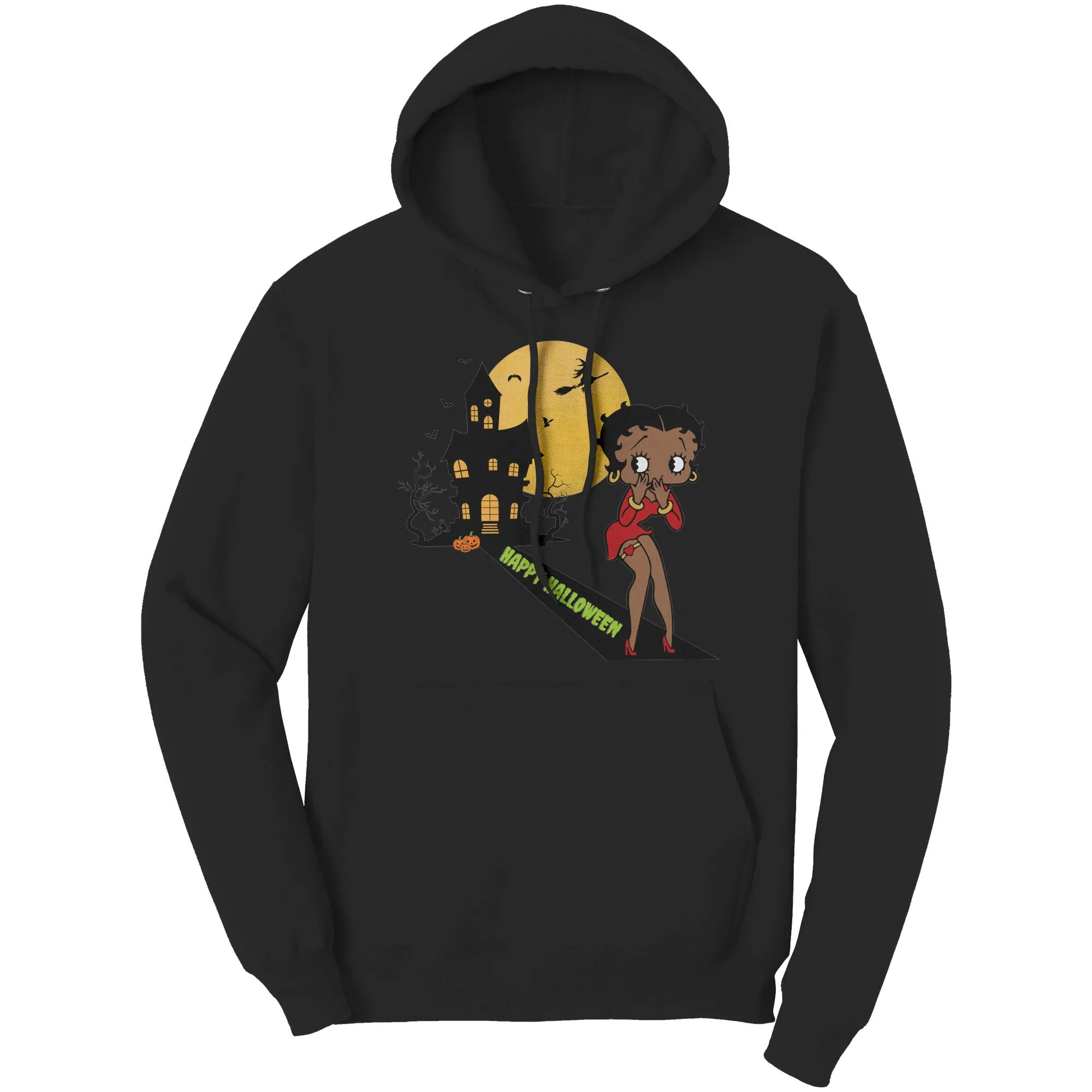 Betty Boop Hoodie, Cute Betty Boop Halloween Hoodie, Spooky Hoodie, Funny Halloween Gift For Her Betty Boop Womens Hoodie, Betty Boop Lover