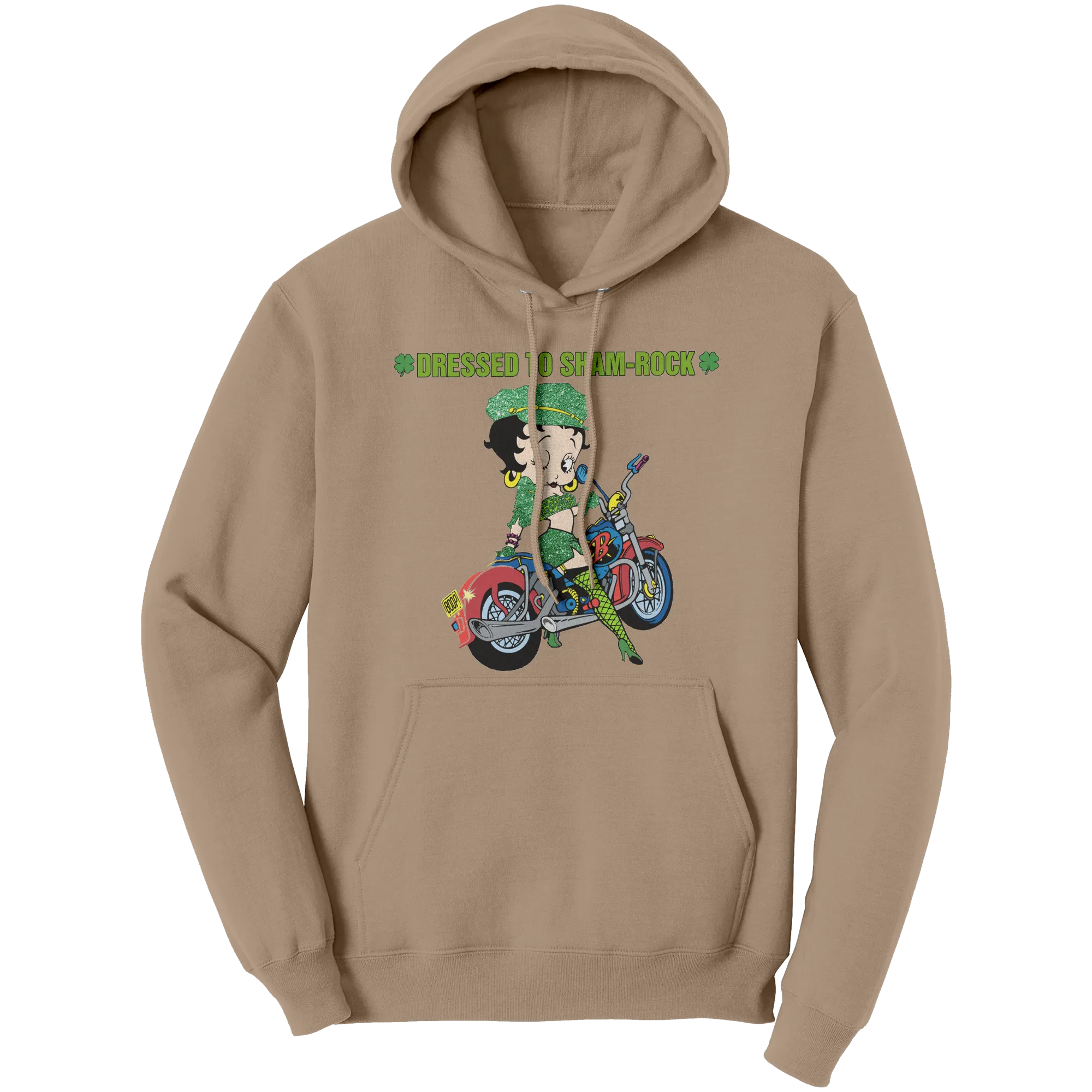 Betty Boop Hoodie, In My Lucky Era Hoodie, Irish Hoodie, Shamrock Hoodie, St Patricks Hoodie, St Patricks Day Gift, Womens Clothing Gift