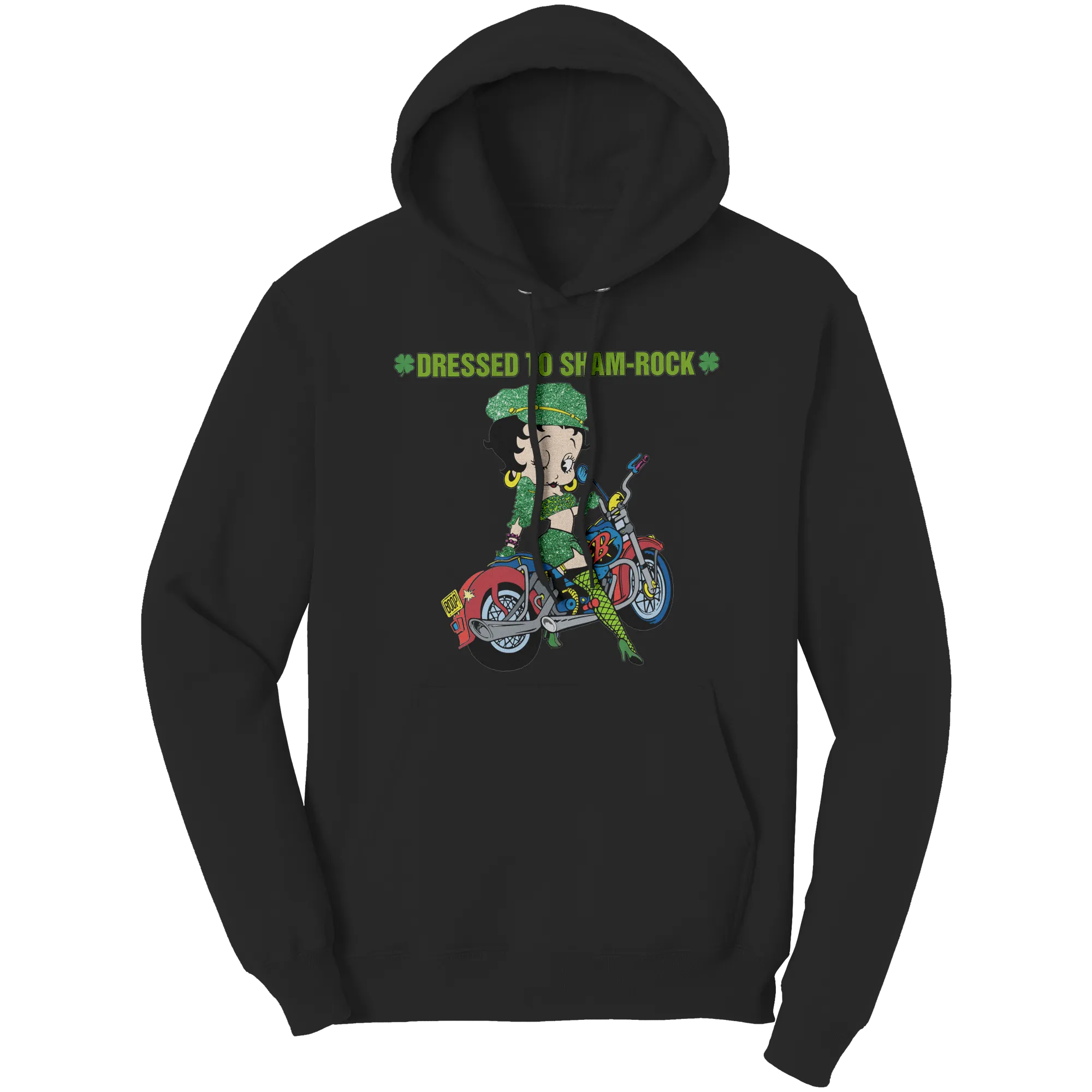 Betty Boop Hoodie, In My Lucky Era Hoodie, Irish Hoodie, Shamrock Hoodie, St Patricks Hoodie, St Patricks Day Gift, Womens Clothing Gift