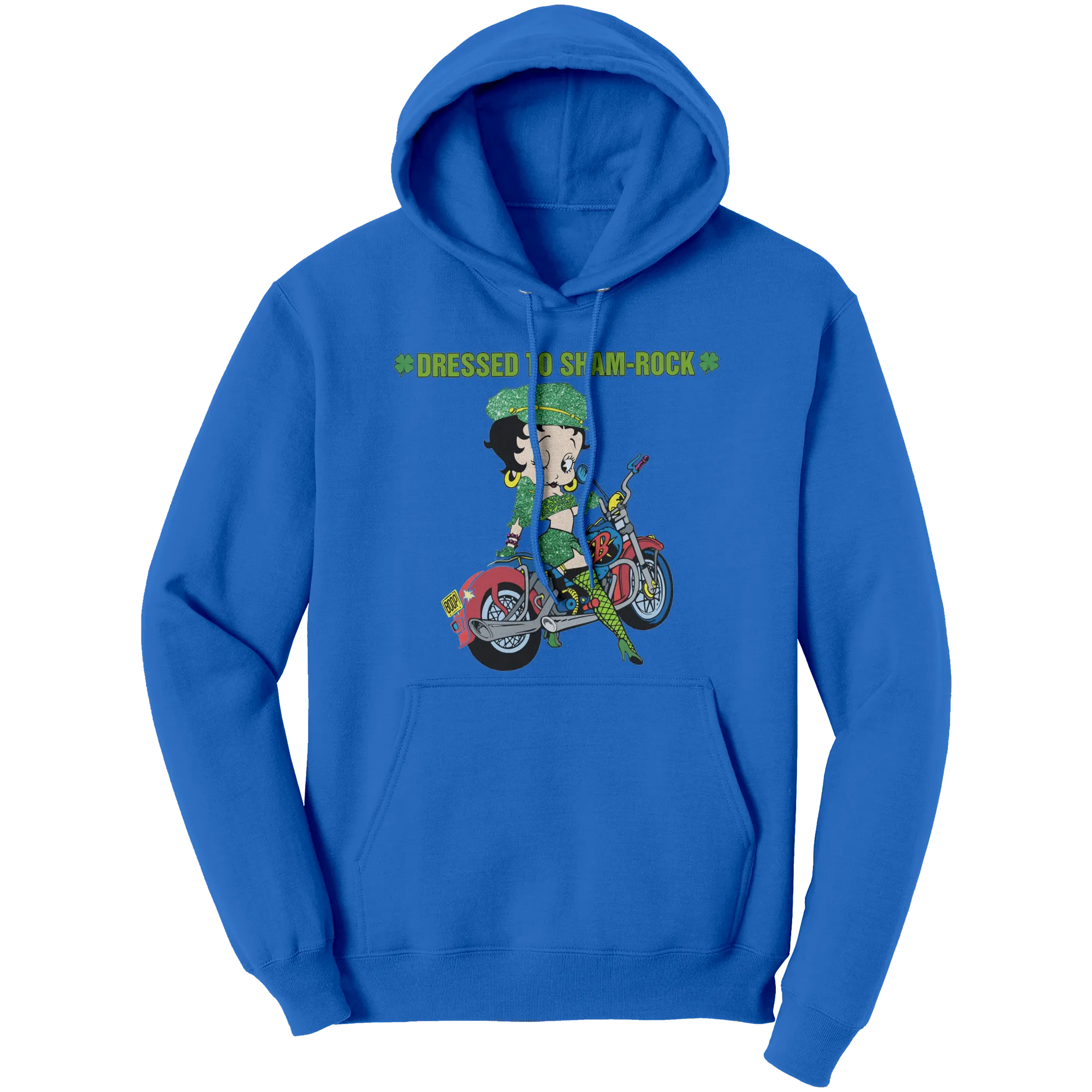 Betty Boop Hoodie, In My Lucky Era Hoodie, Irish Hoodie, Shamrock Hoodie, St Patricks Hoodie, St Patricks Day Gift, Womens Clothing Gift