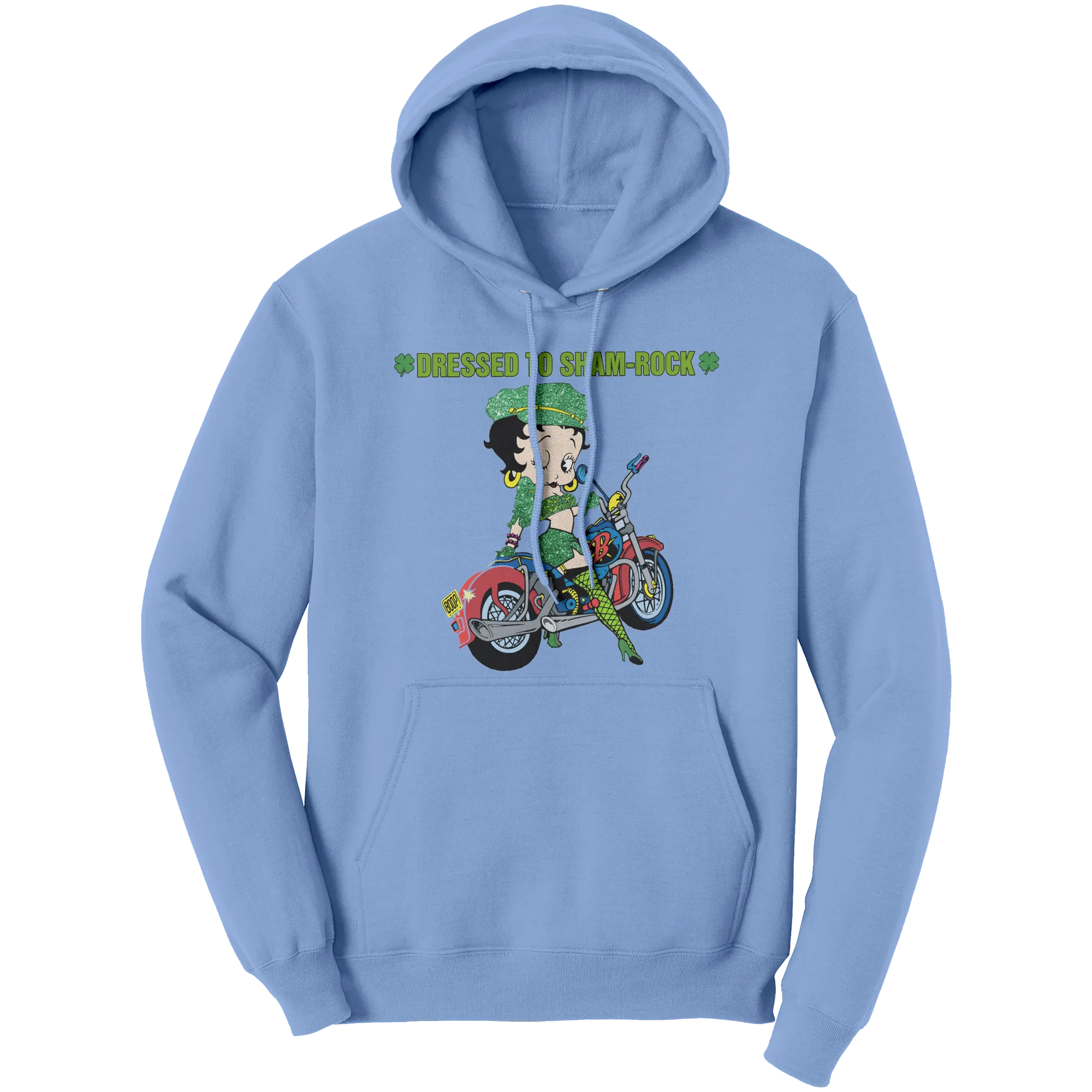 Betty Boop Hoodie, In My Lucky Era Hoodie, Irish Hoodie, Shamrock Hoodie, St Patricks Hoodie, St Patricks Day Gift, Womens Clothing Gift
