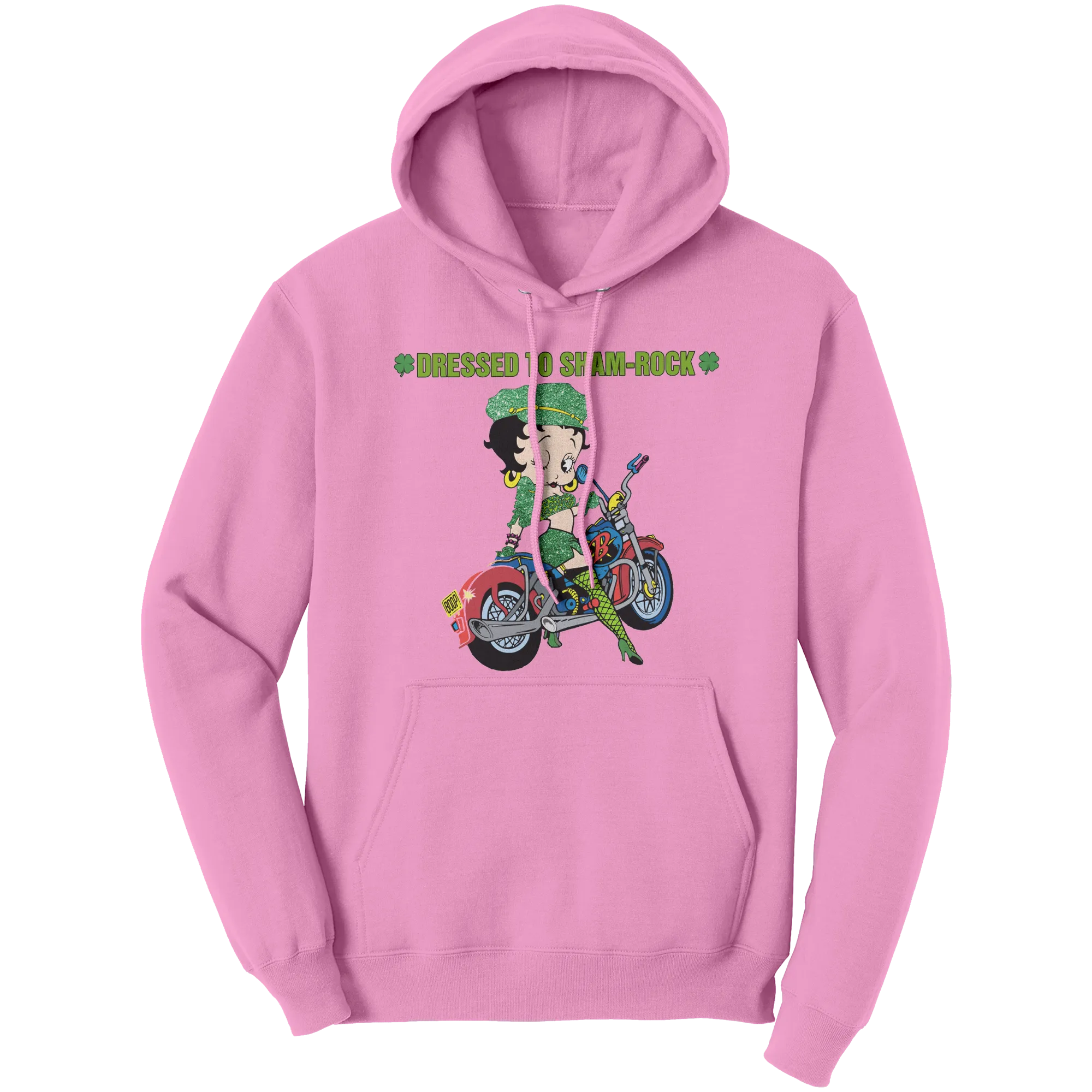 Betty Boop Hoodie, In My Lucky Era Hoodie, Irish Hoodie, Shamrock Hoodie, St Patricks Hoodie, St Patricks Day Gift, Womens Clothing Gift
