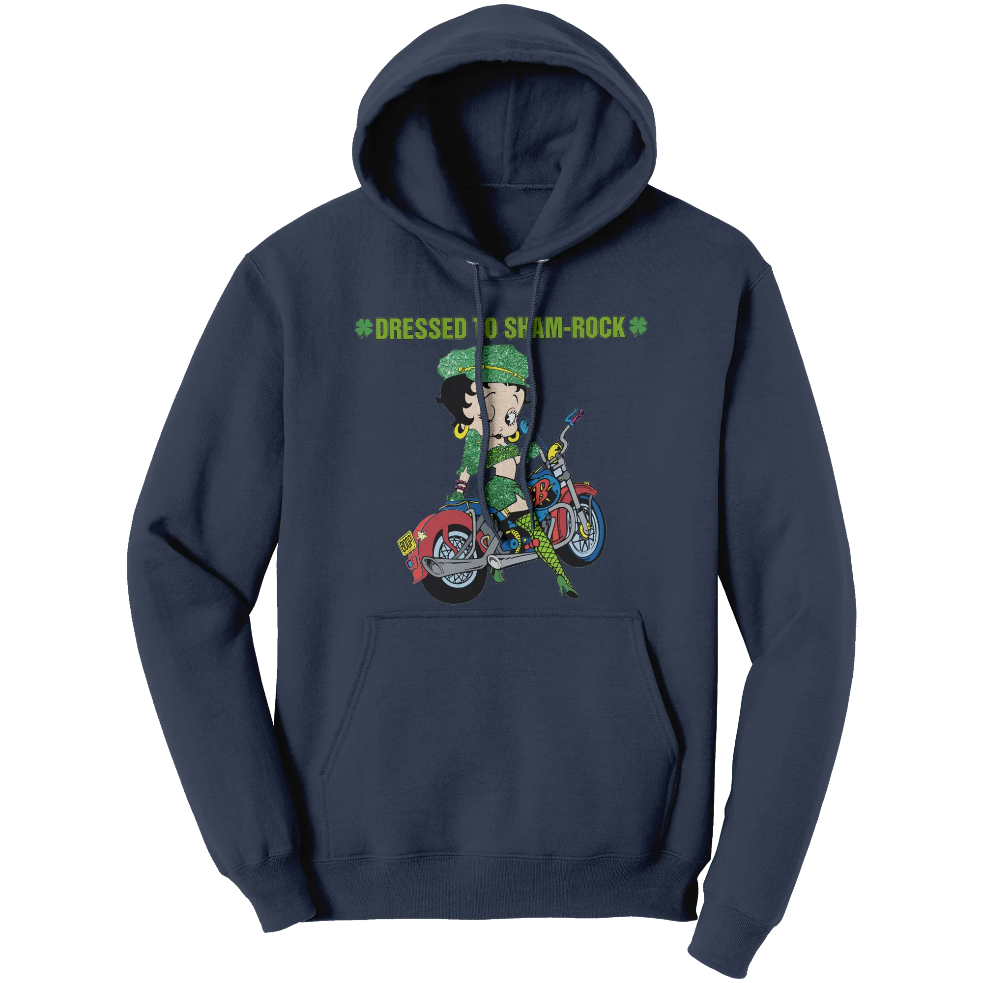 Betty Boop Hoodie, In My Lucky Era Hoodie, Irish Hoodie, Shamrock Hoodie, St Patricks Hoodie, St Patricks Day Gift, Womens Clothing Gift