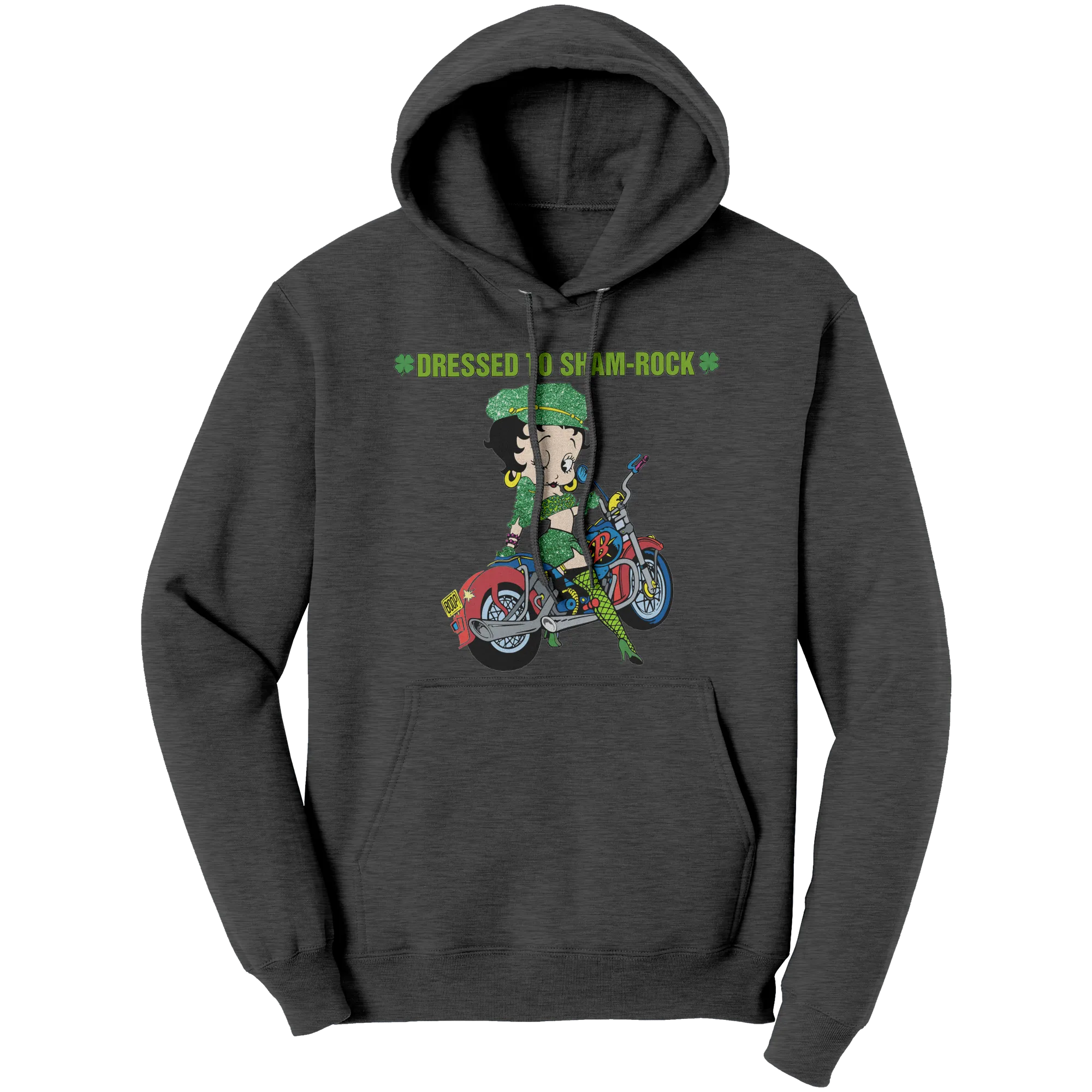 Betty Boop Hoodie, In My Lucky Era Hoodie, Irish Hoodie, Shamrock Hoodie, St Patricks Hoodie, St Patricks Day Gift, Womens Clothing Gift