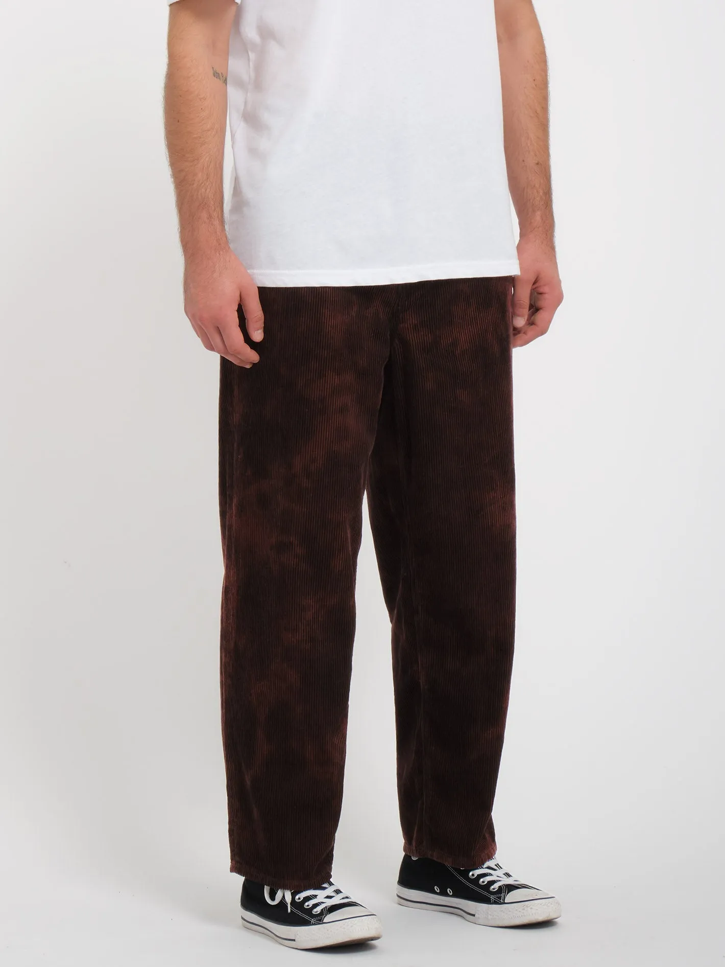 Billow Tapered Cordhose - BITTER CHOCOLATE