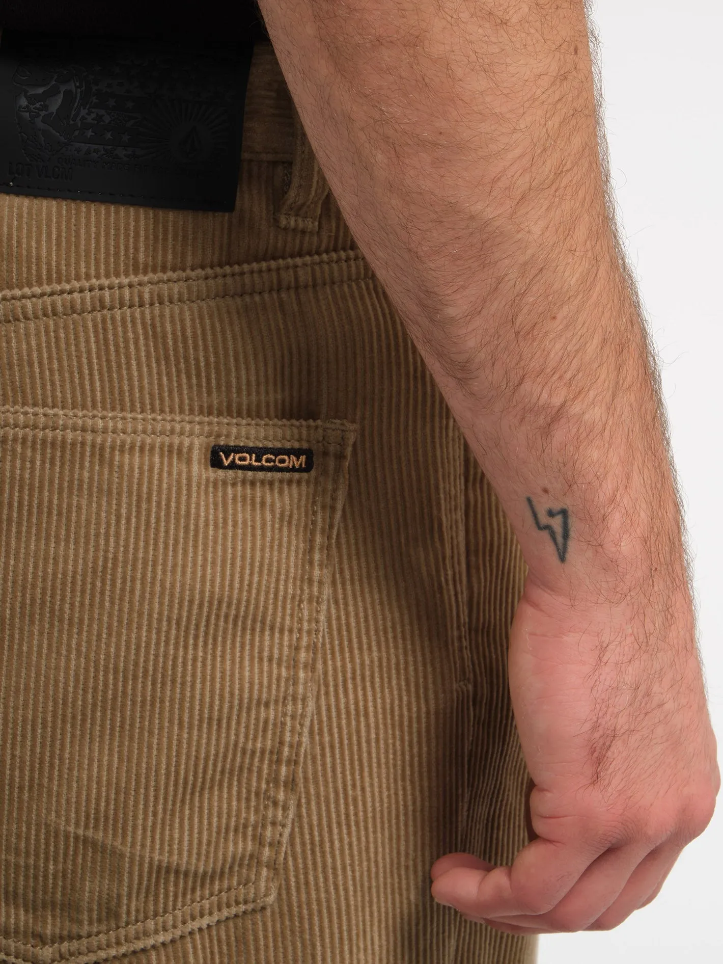 Billow Tapered Cordhose - Khaki