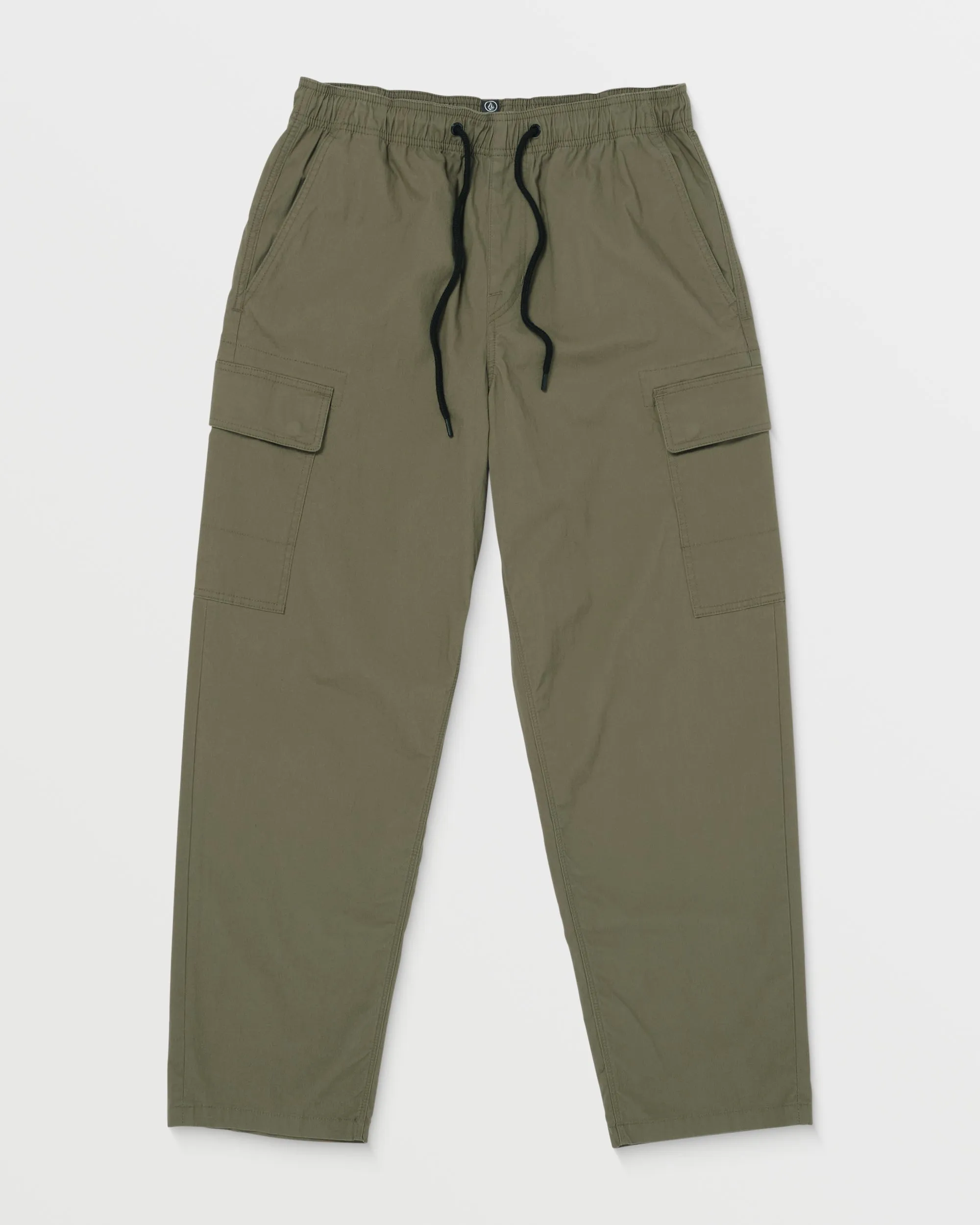 Billow Tapered Elasticated Waist Cargo - WINTERMOSS