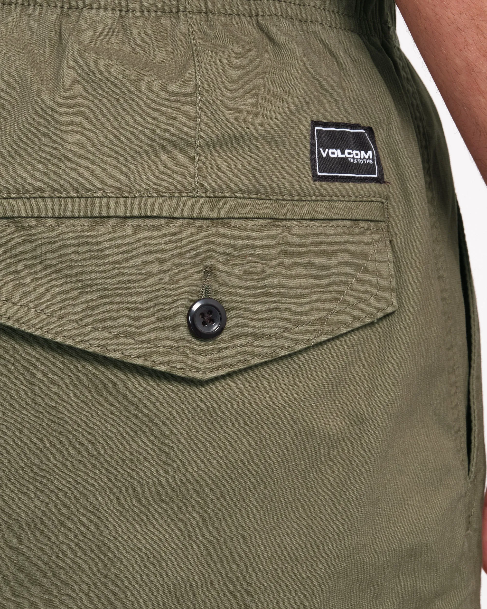 Billow Tapered Elasticated Waist Cargo - WINTERMOSS