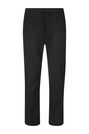 black easy chino pants