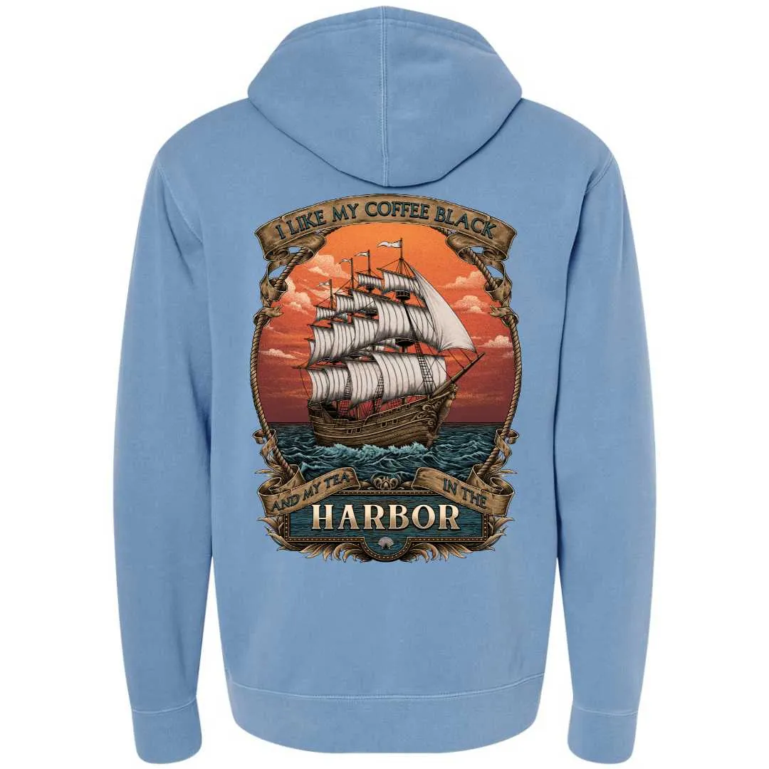 Black Harbor Pullover Hoodie (Light Blue)