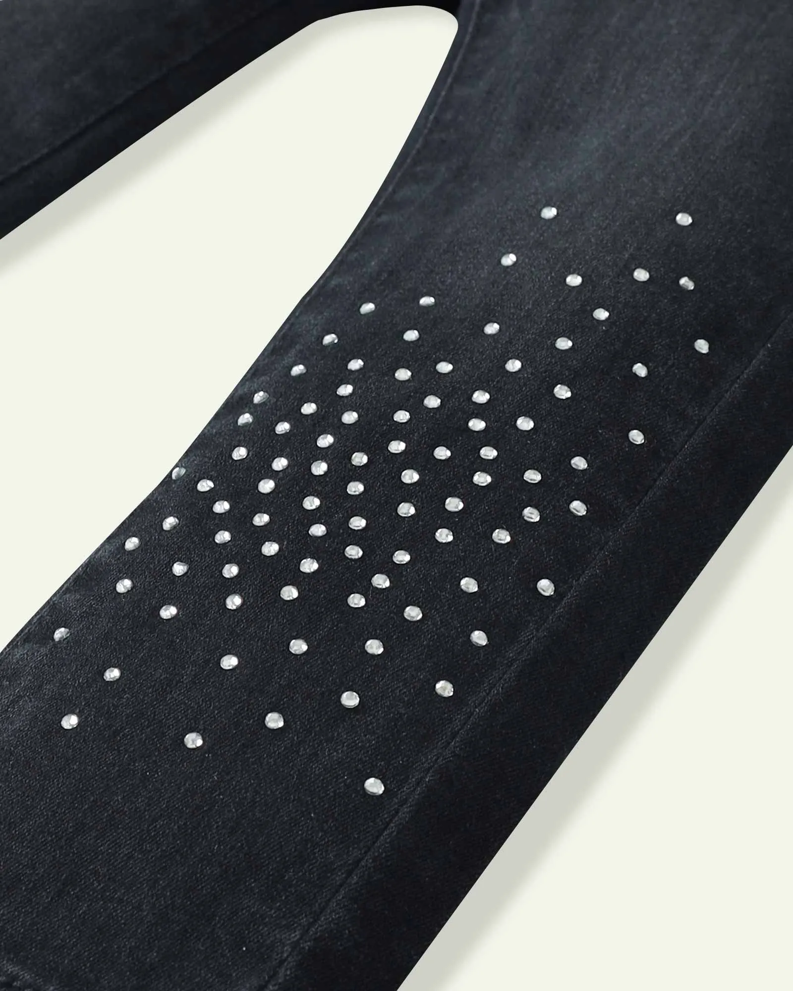 Black Studded Jeans
