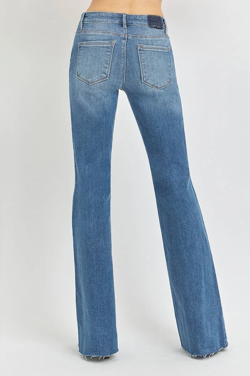 Blake Mid Rise Flare Jeans