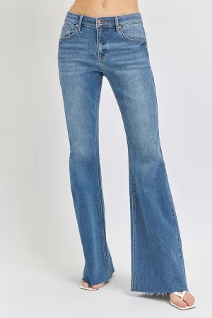 Blake Mid Rise Flare Jeans
