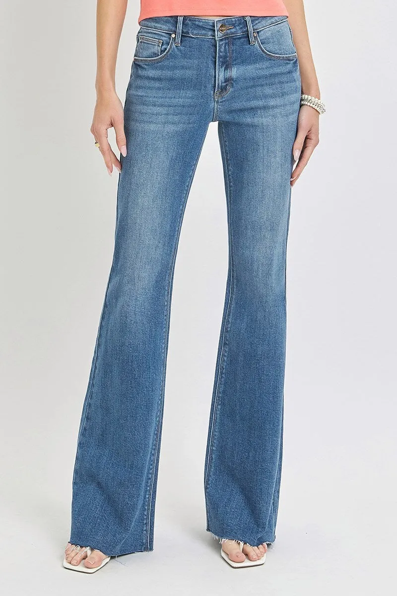 Blake Mid Rise Flare Jeans