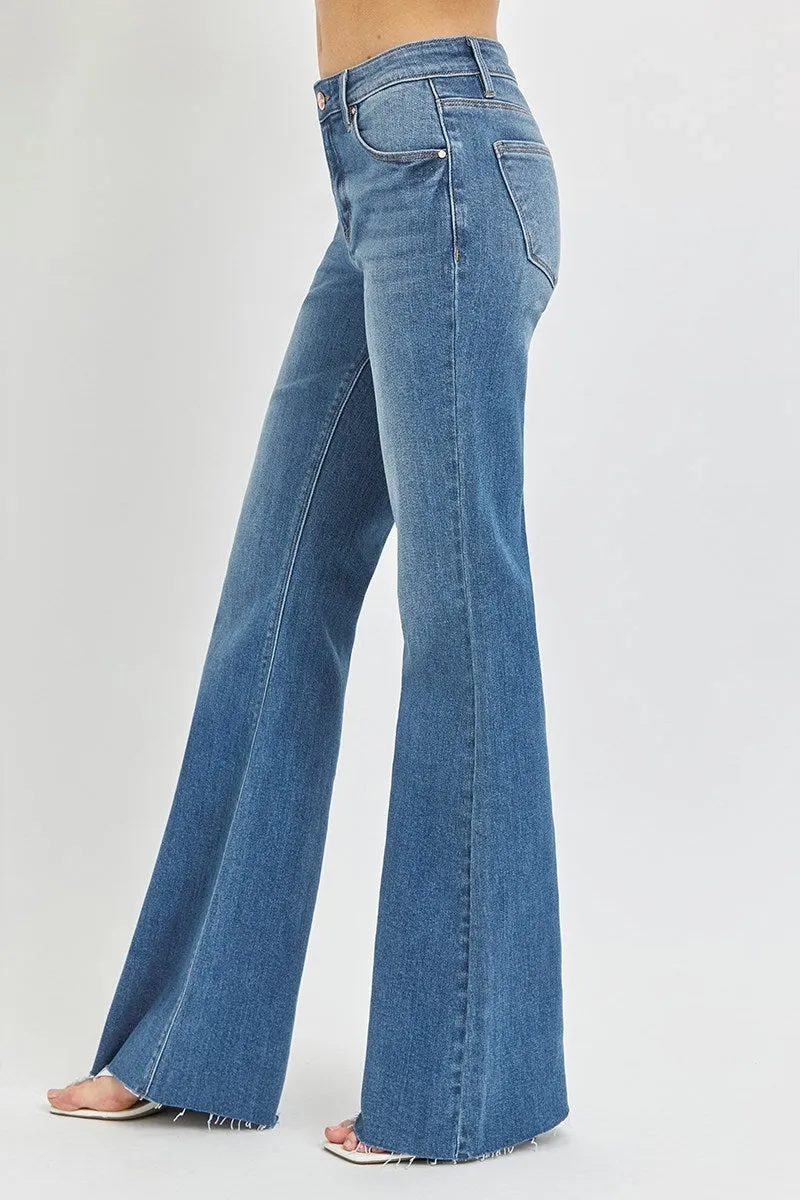 Blake Mid Rise Flare Jeans