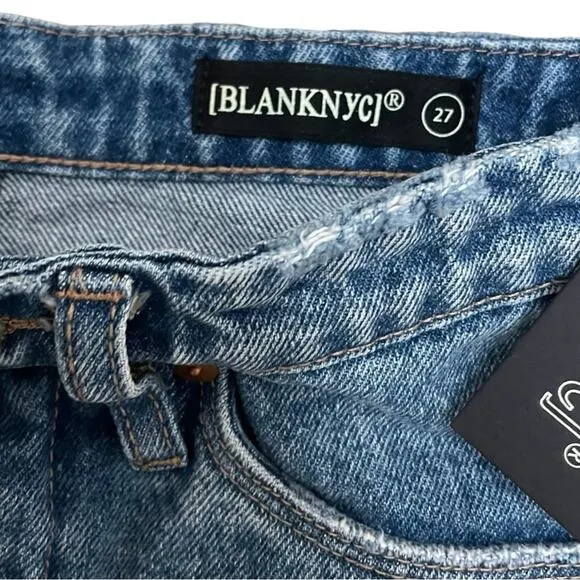 BLANK NYC  DESTRESS  DENIM SHORTS Sz 27 NWT
