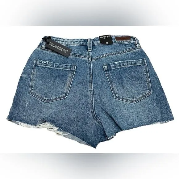 BLANK NYC  DESTRESS  DENIM SHORTS Sz 27 NWT