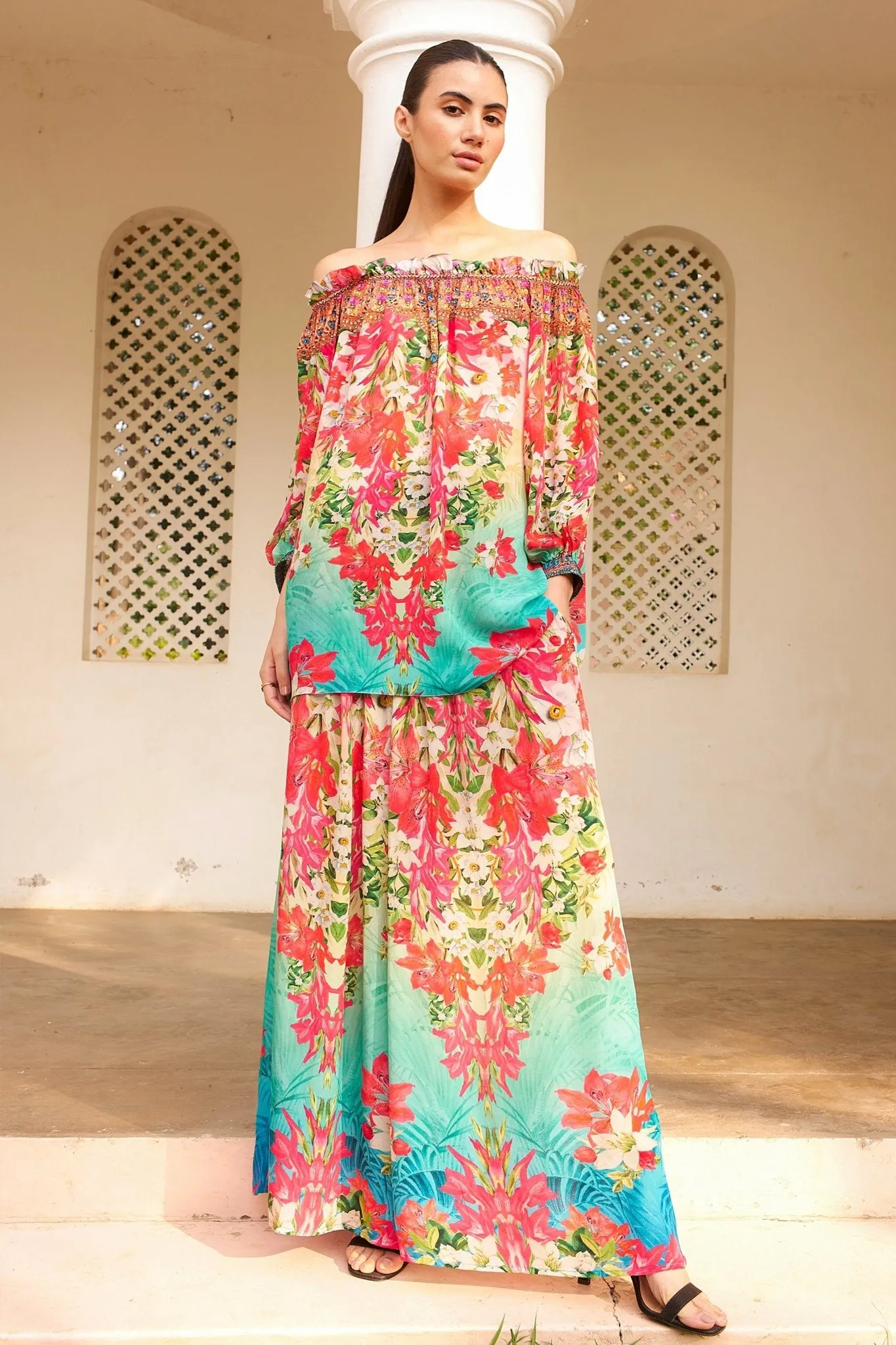 BLUE BLOSSOM LOUNGE PANTS