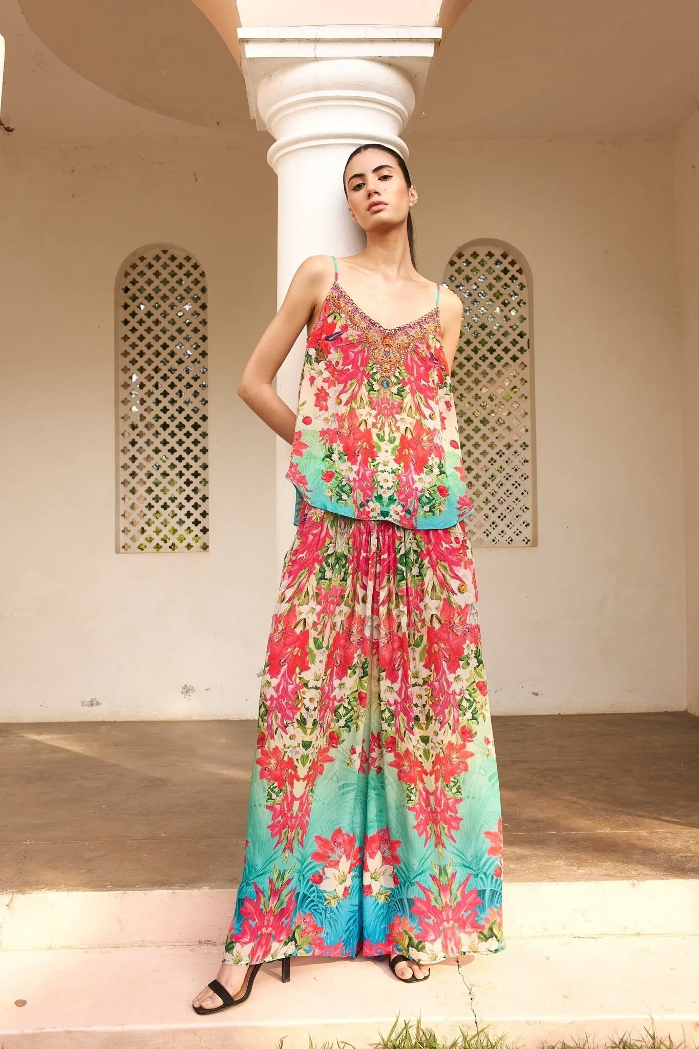 BLUE BLOSSOM LOUNGE PANTS