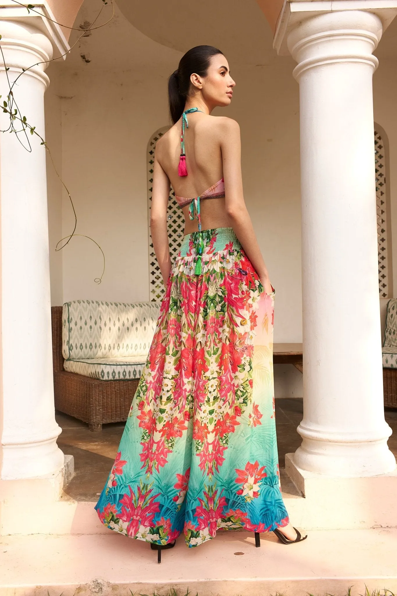 BLUE BLOSSOM LOUNGE PANTS