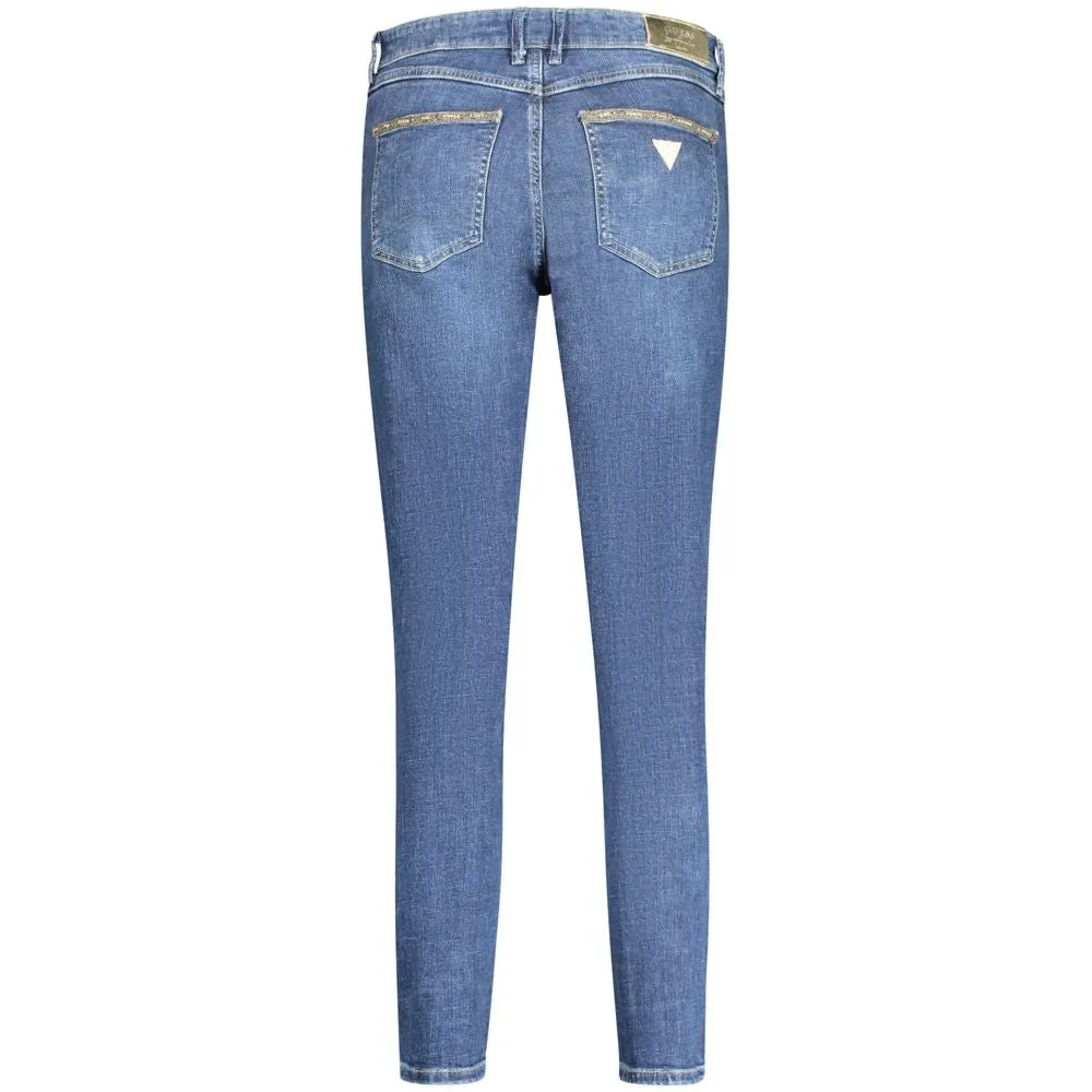 Blue Cotton Jeans & Pant