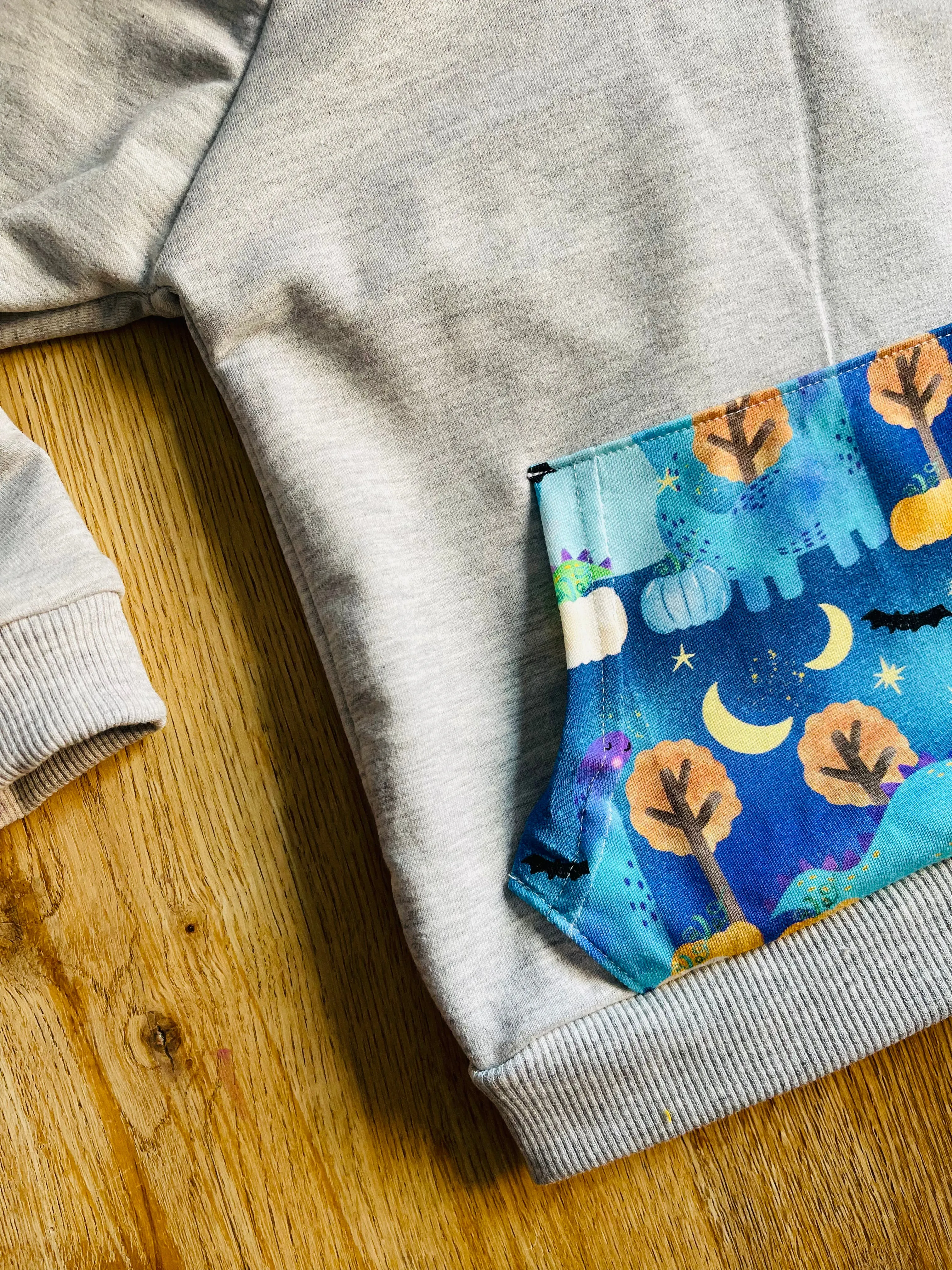Blue Dinosaurs Hoodie - Age 2