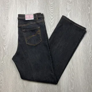 Blue Illusion Womens Black Jeans Size Large
