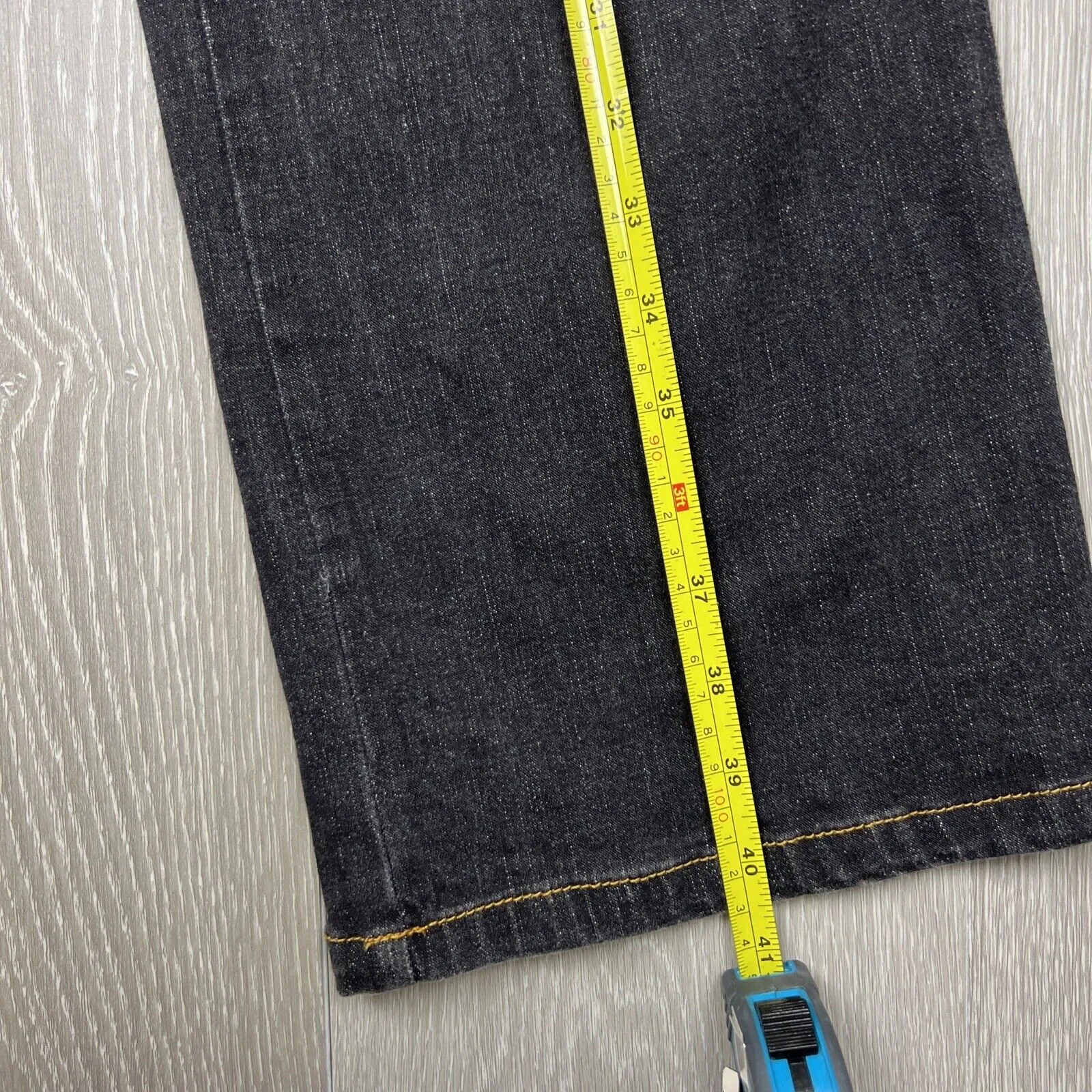 Blue Illusion Womens Black Jeans Size Large