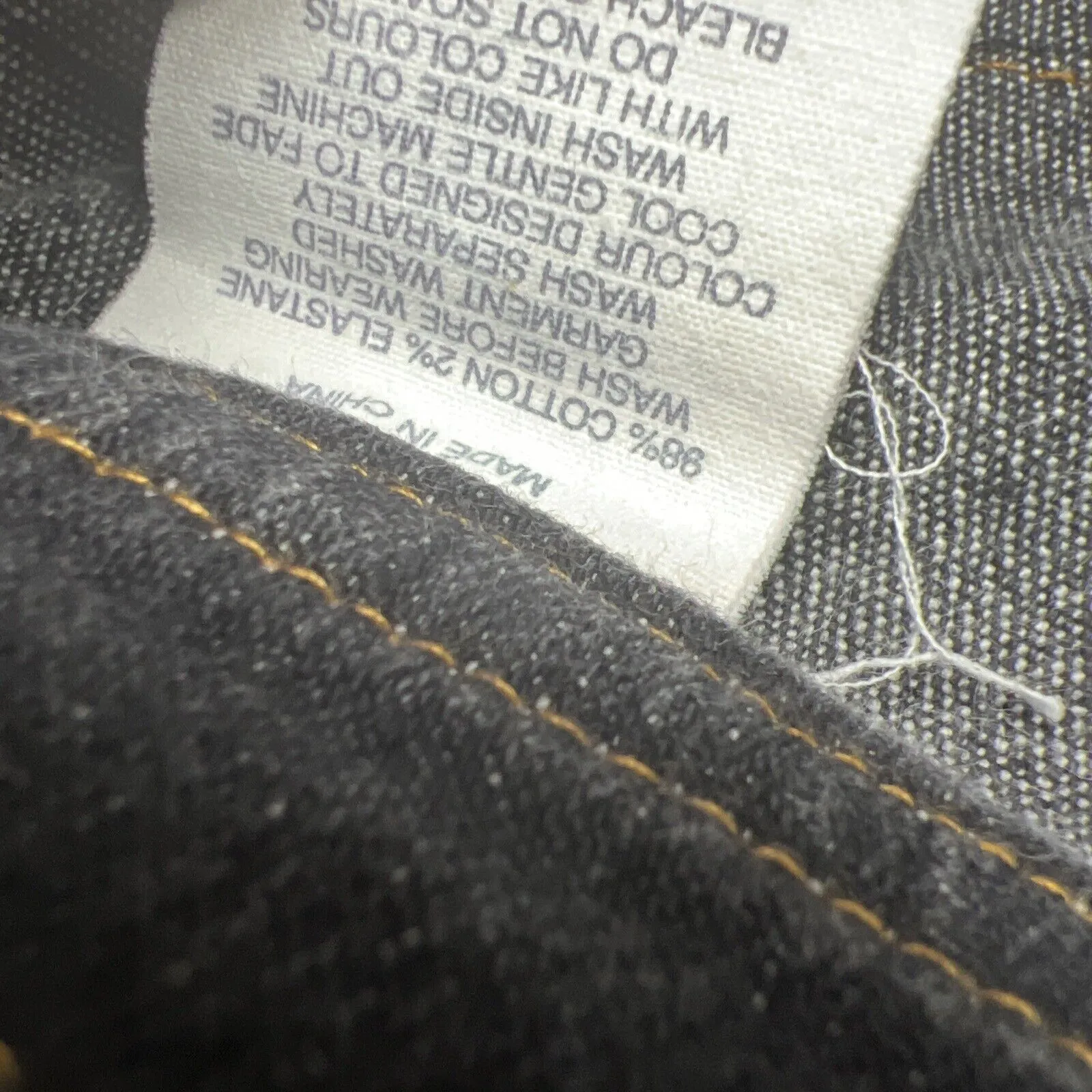 Blue Illusion Womens Black Jeans Size Large