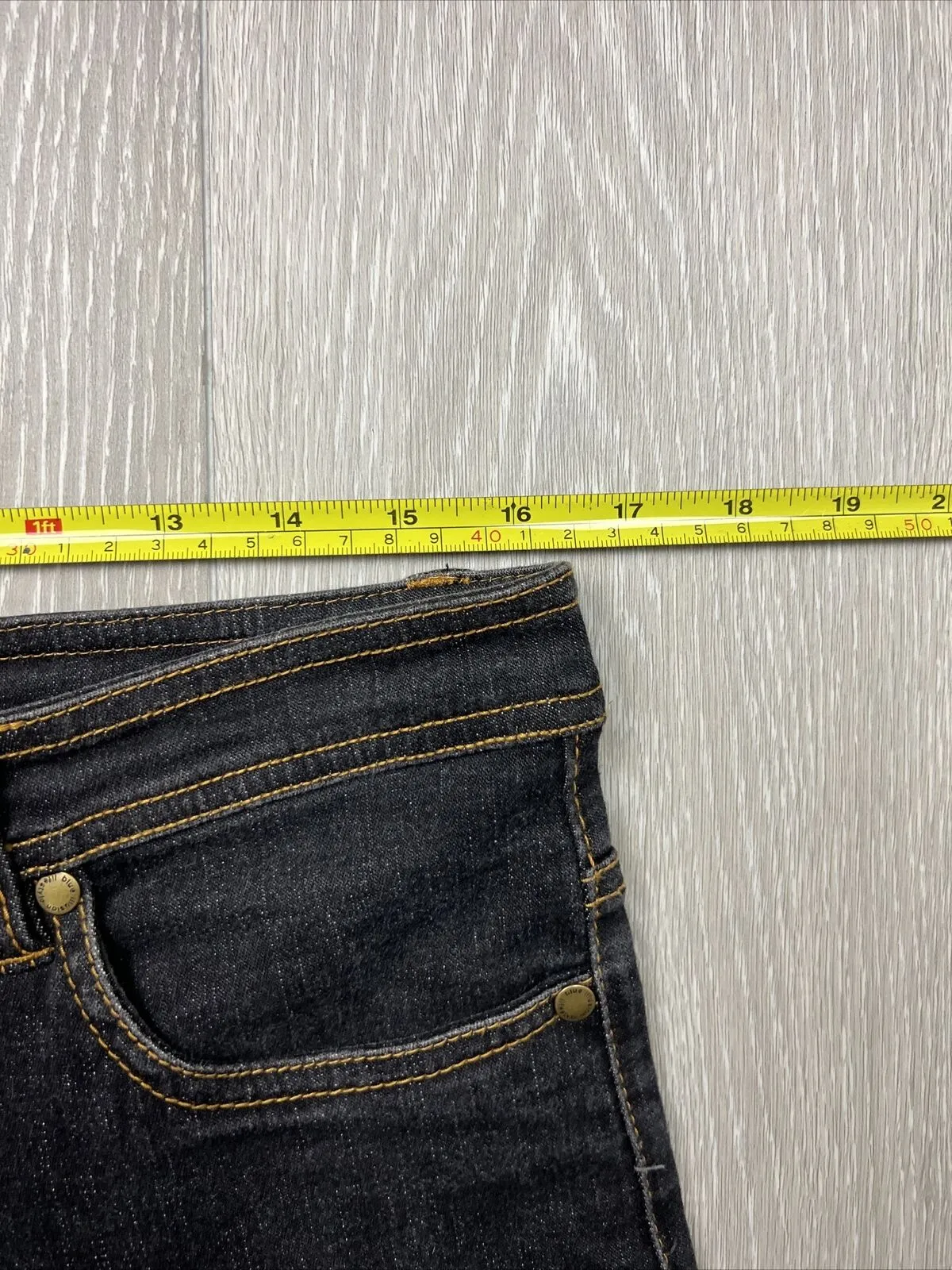 Blue Illusion Womens Black Jeans Size Large