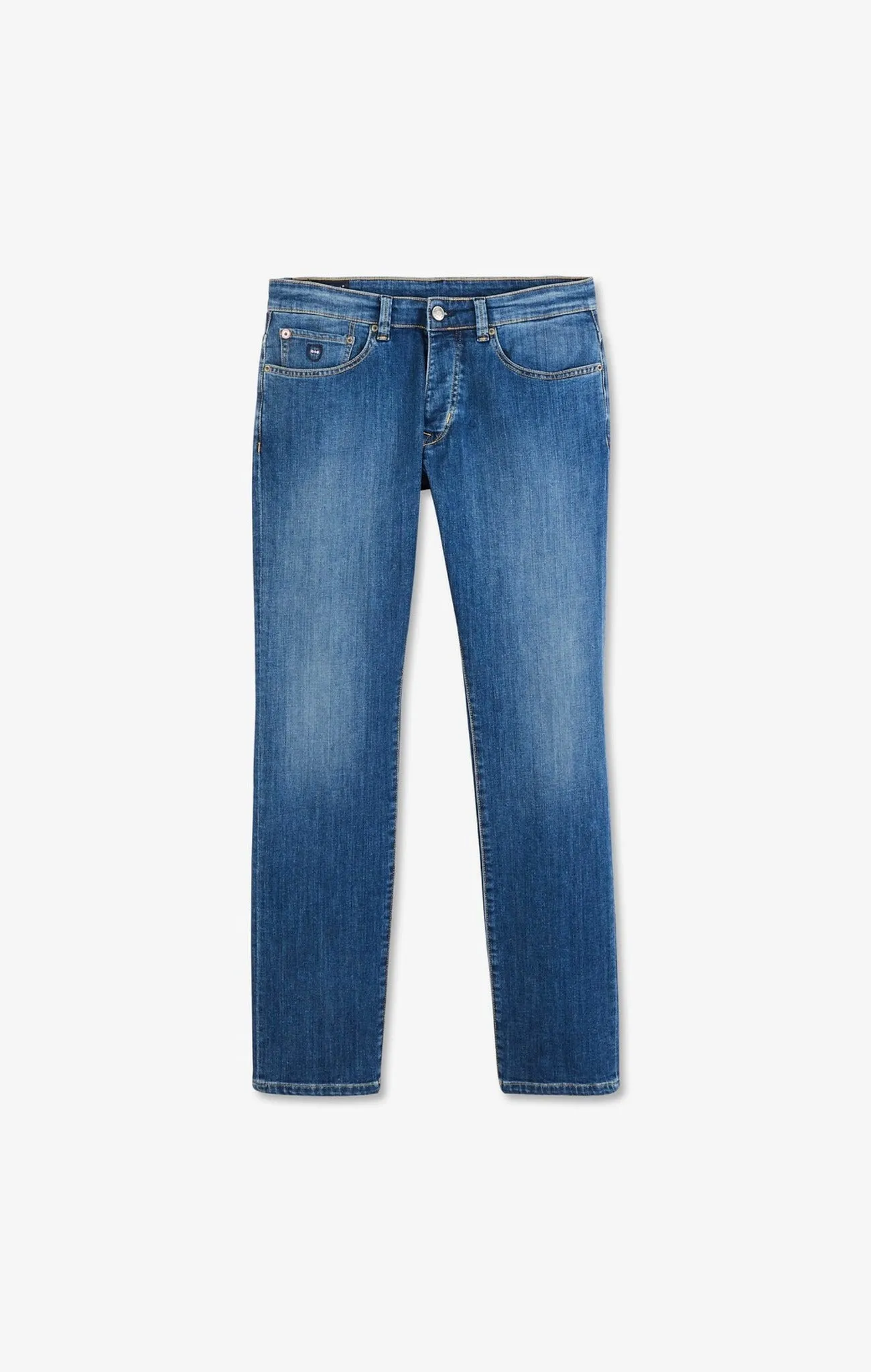 Blue jeans in stretch cotton