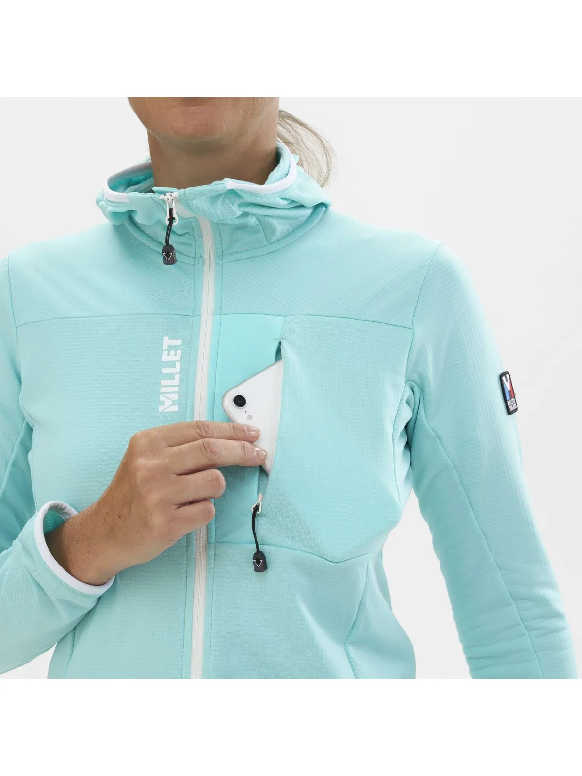 Bluza MILLET W Trilogy Lightgrid Hoodie niebieski