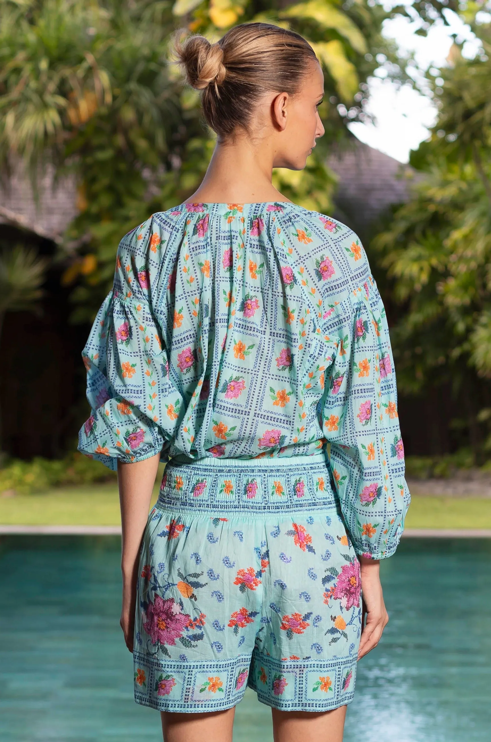 BOBBIE LOTUS LAGOON SHORTS