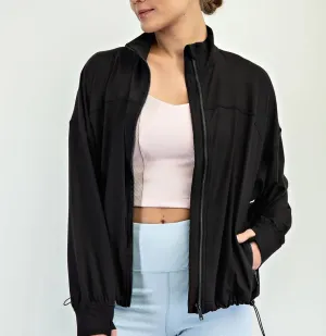 Bomber Active Jacket: Black