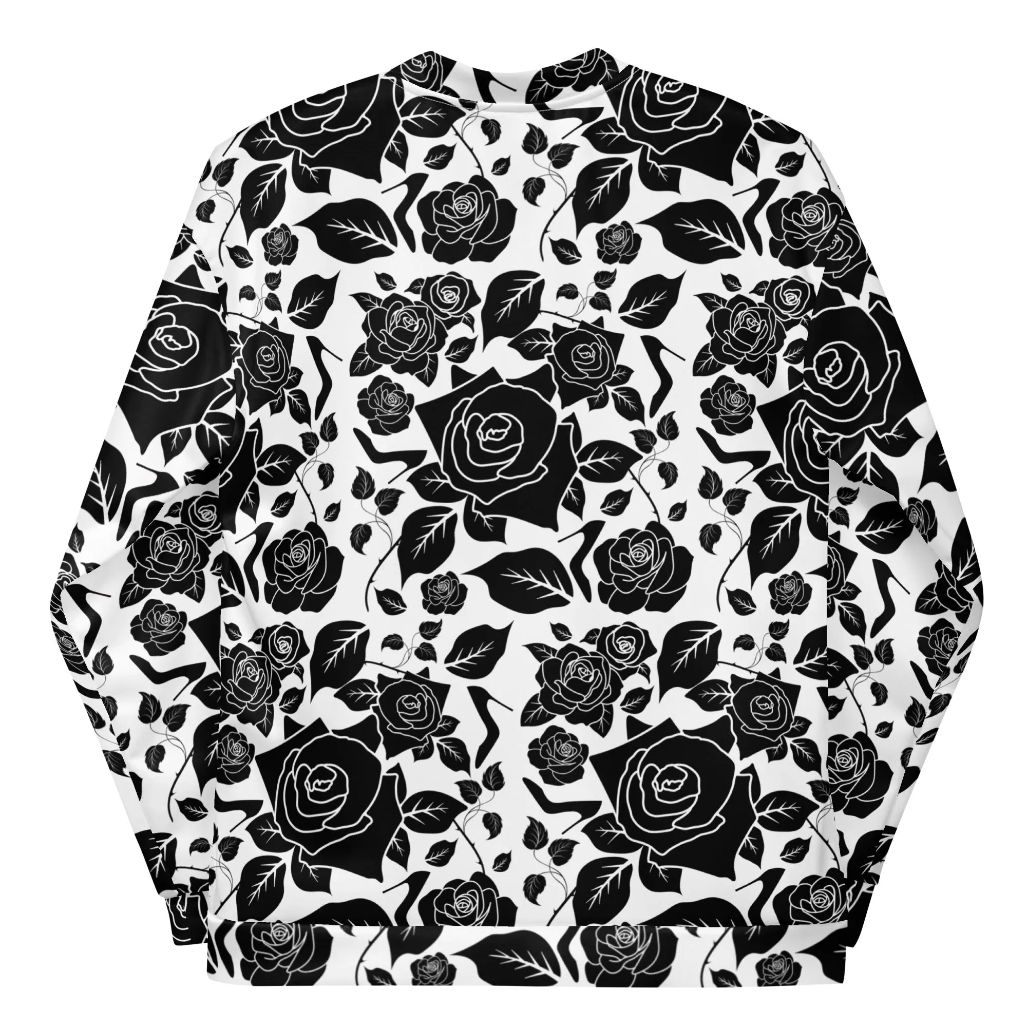 Bomber Jacket 'Black Roses'