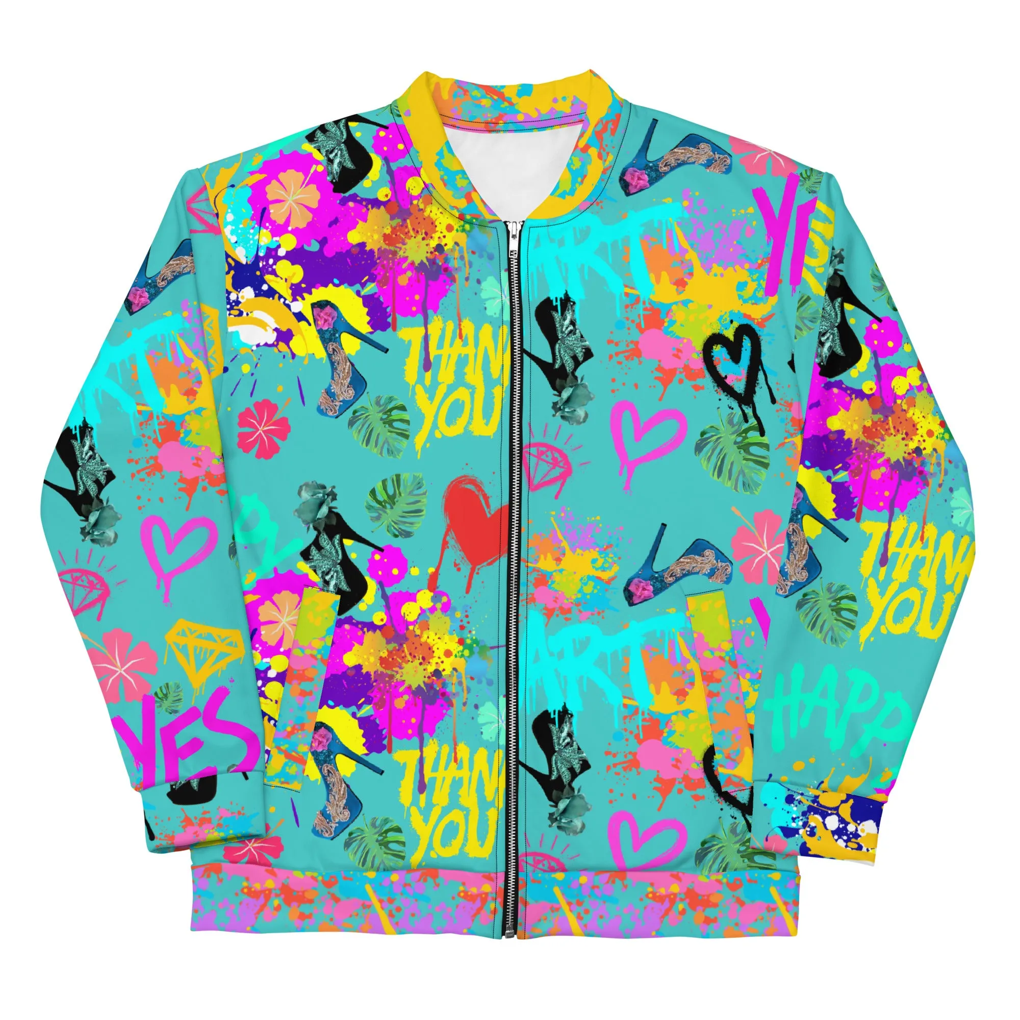 Bomber Jacket 'Miami Art'