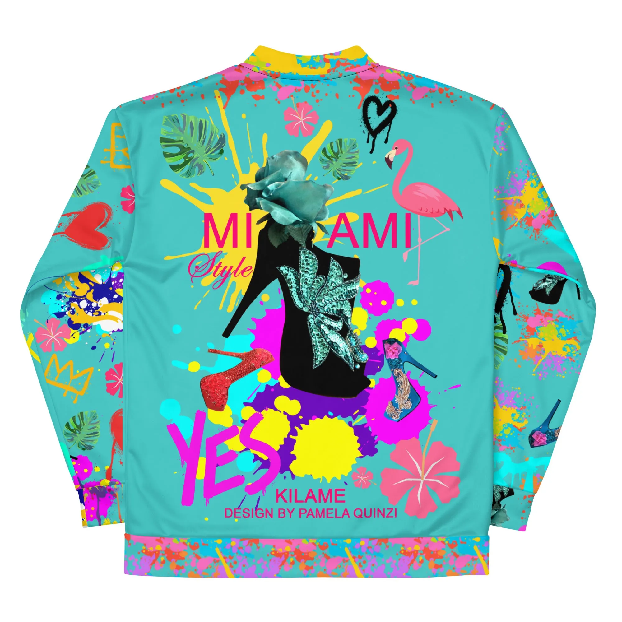 Bomber Jacket 'Miami Art'