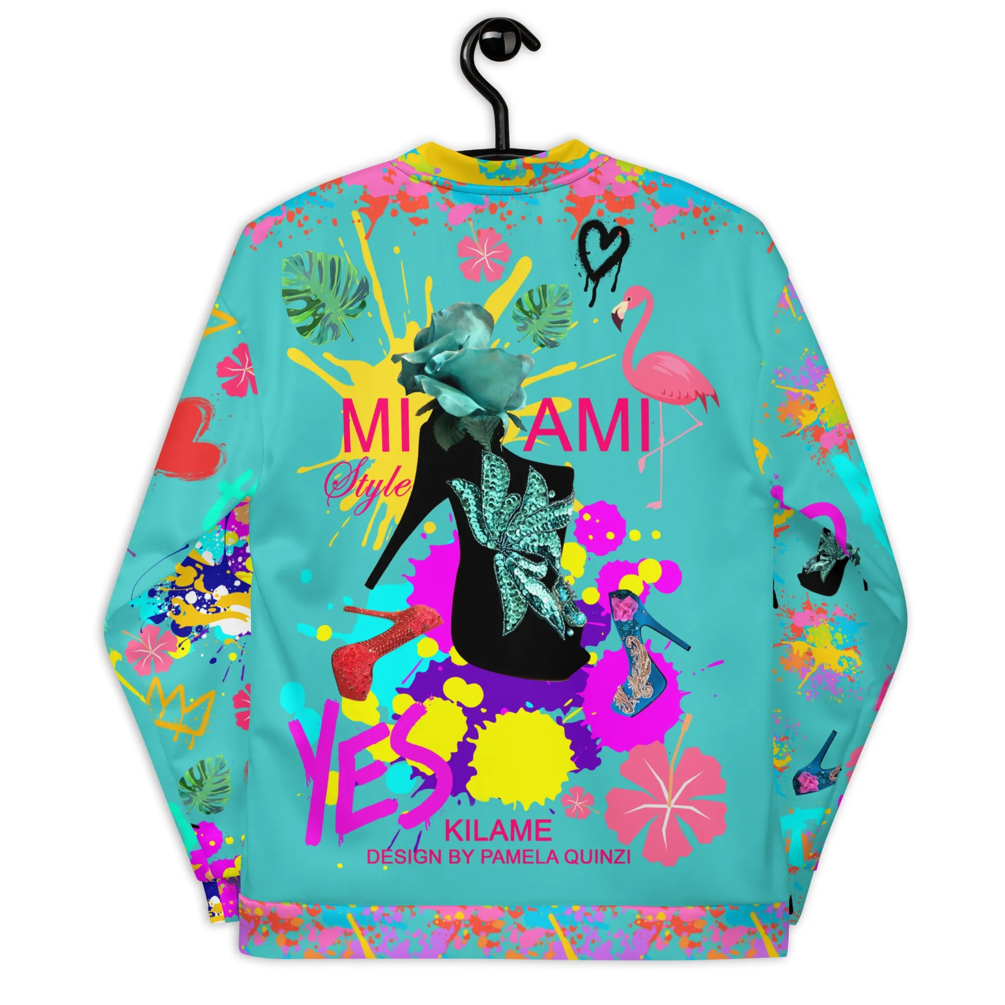 Bomber Jacket 'Miami Art'