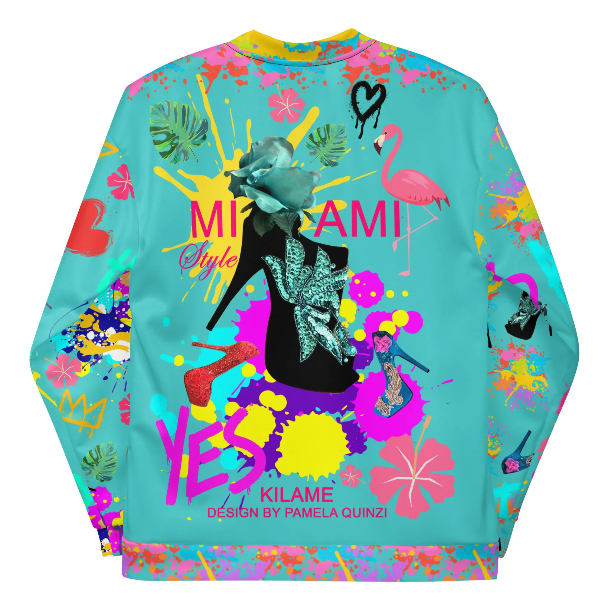 Bomber Jacket 'Miami Art'