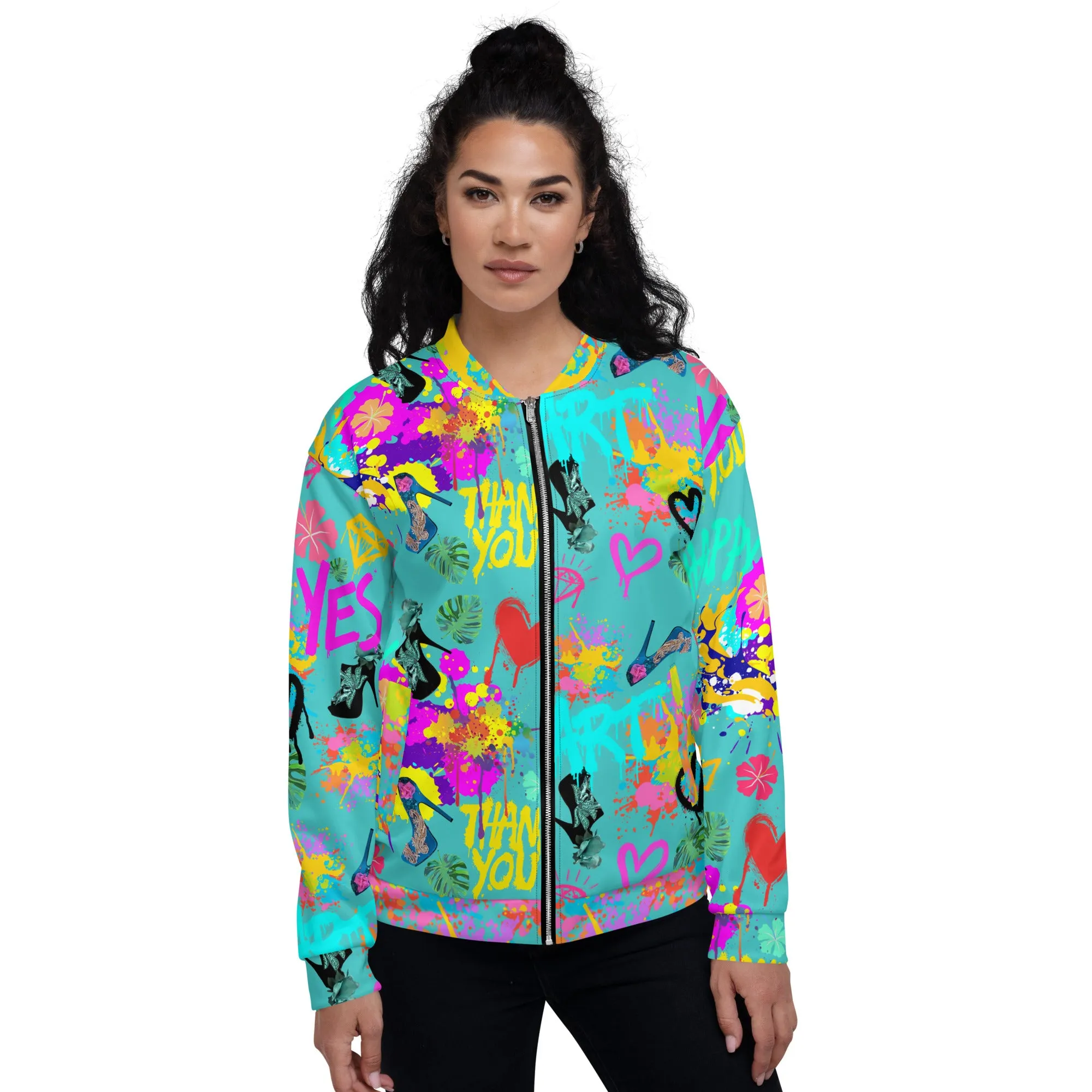 Bomber Jacket 'Miami Art'