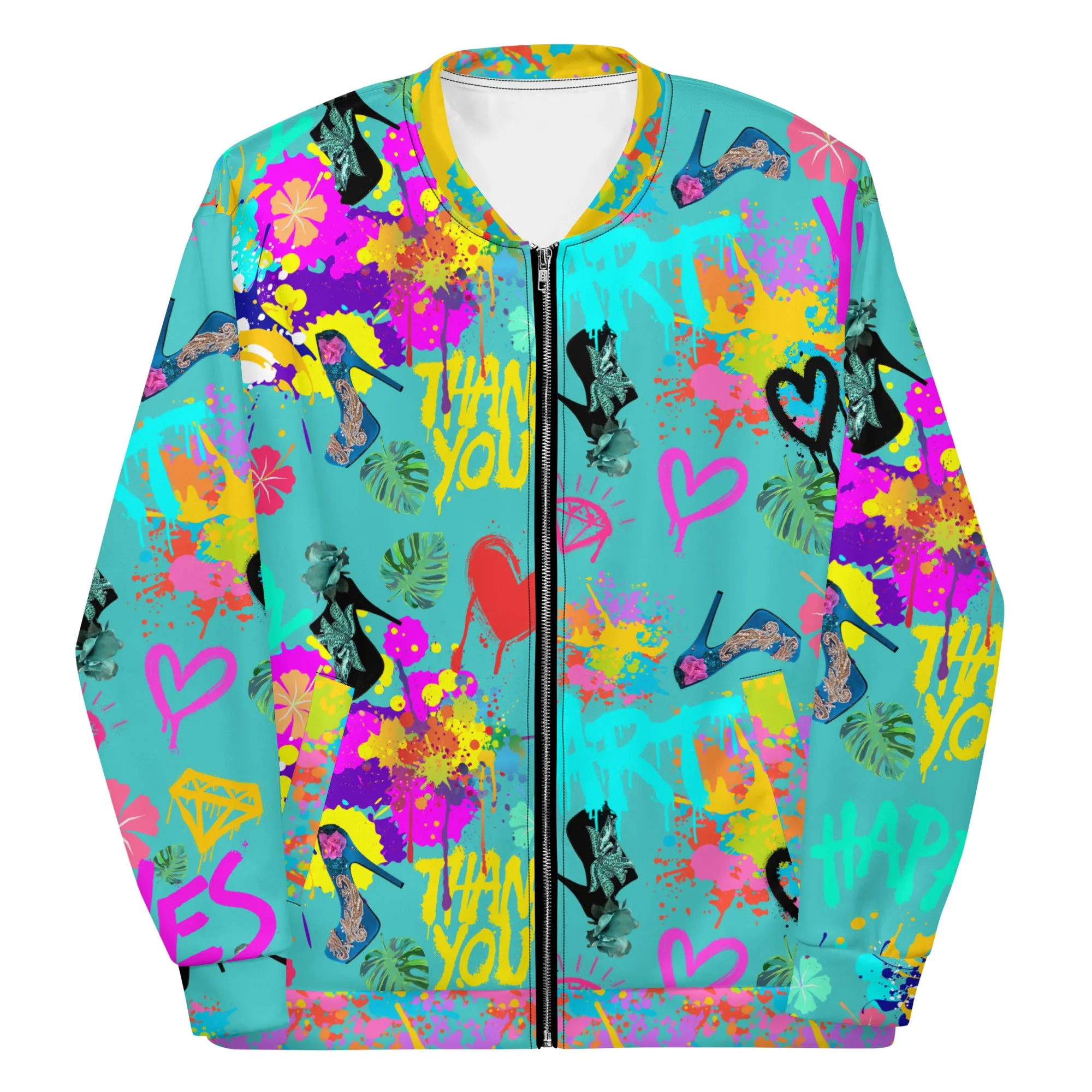 Bomber Jacket 'Miami Art'