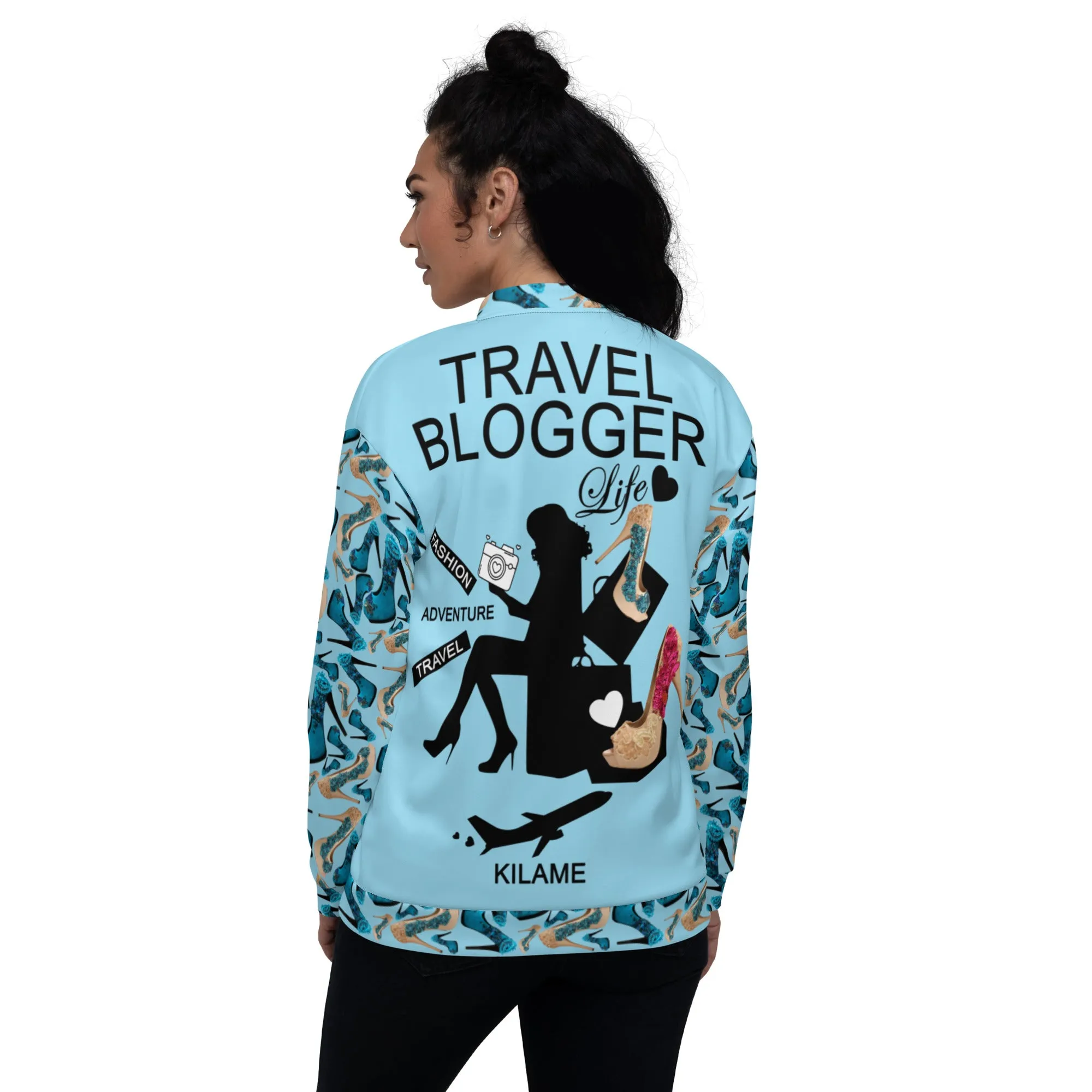 Bomber Jacket 'Travel Blogger Girl'