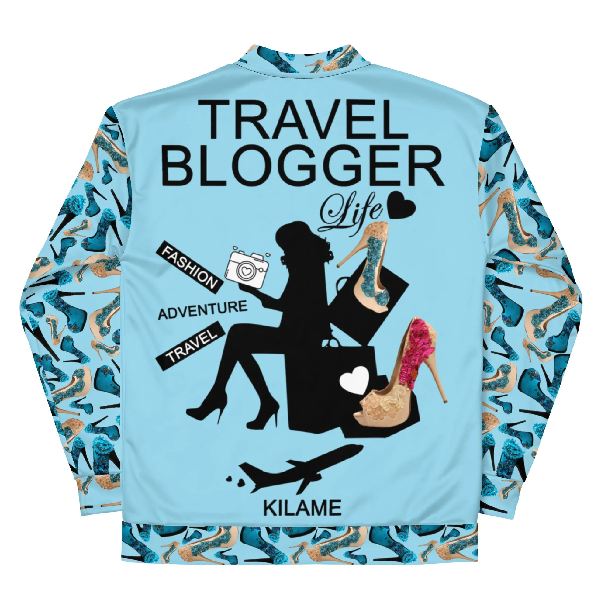 Bomber Jacket 'Travel Blogger Girl'